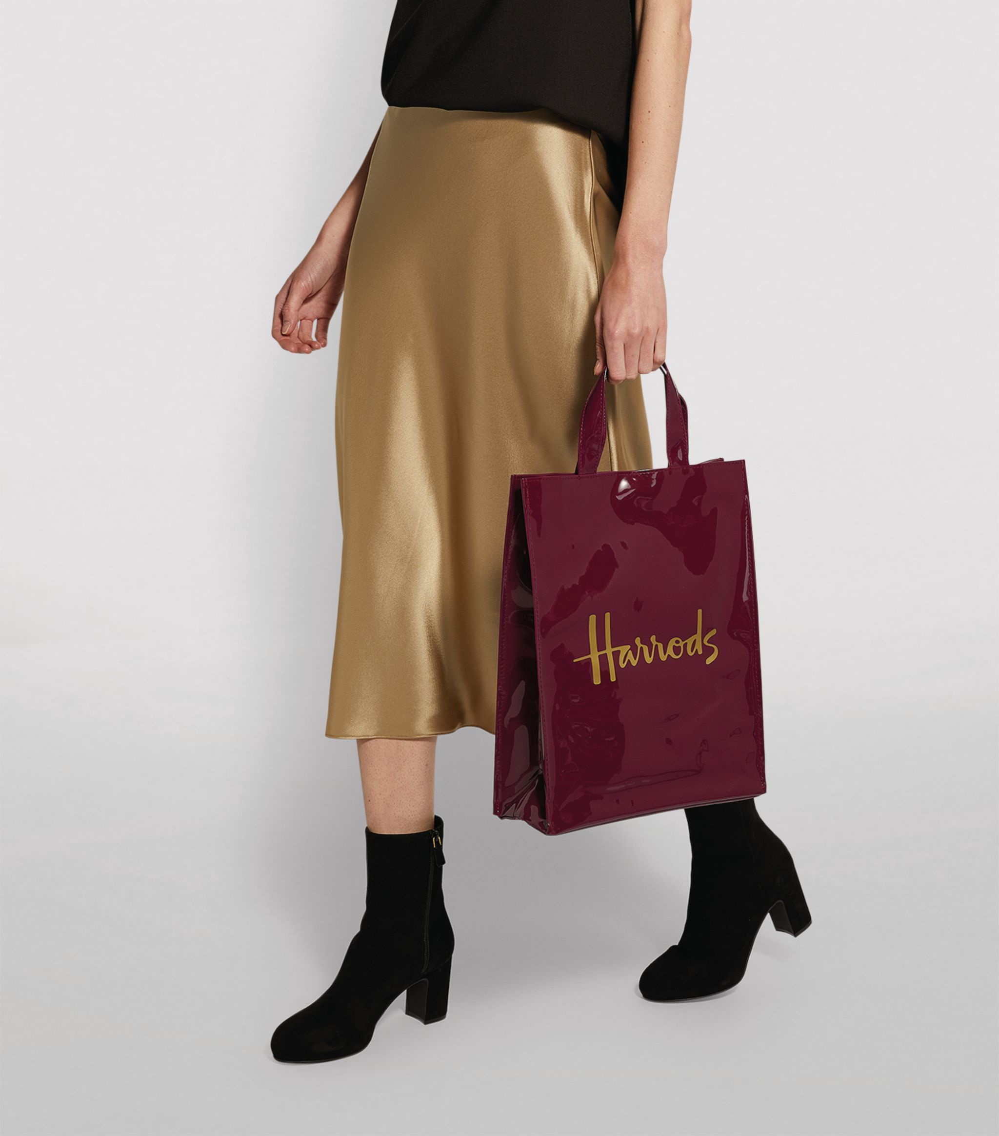 Harrods ハロッズ スワロフスキー クリスタル ロゴ ショッパー バッグ
