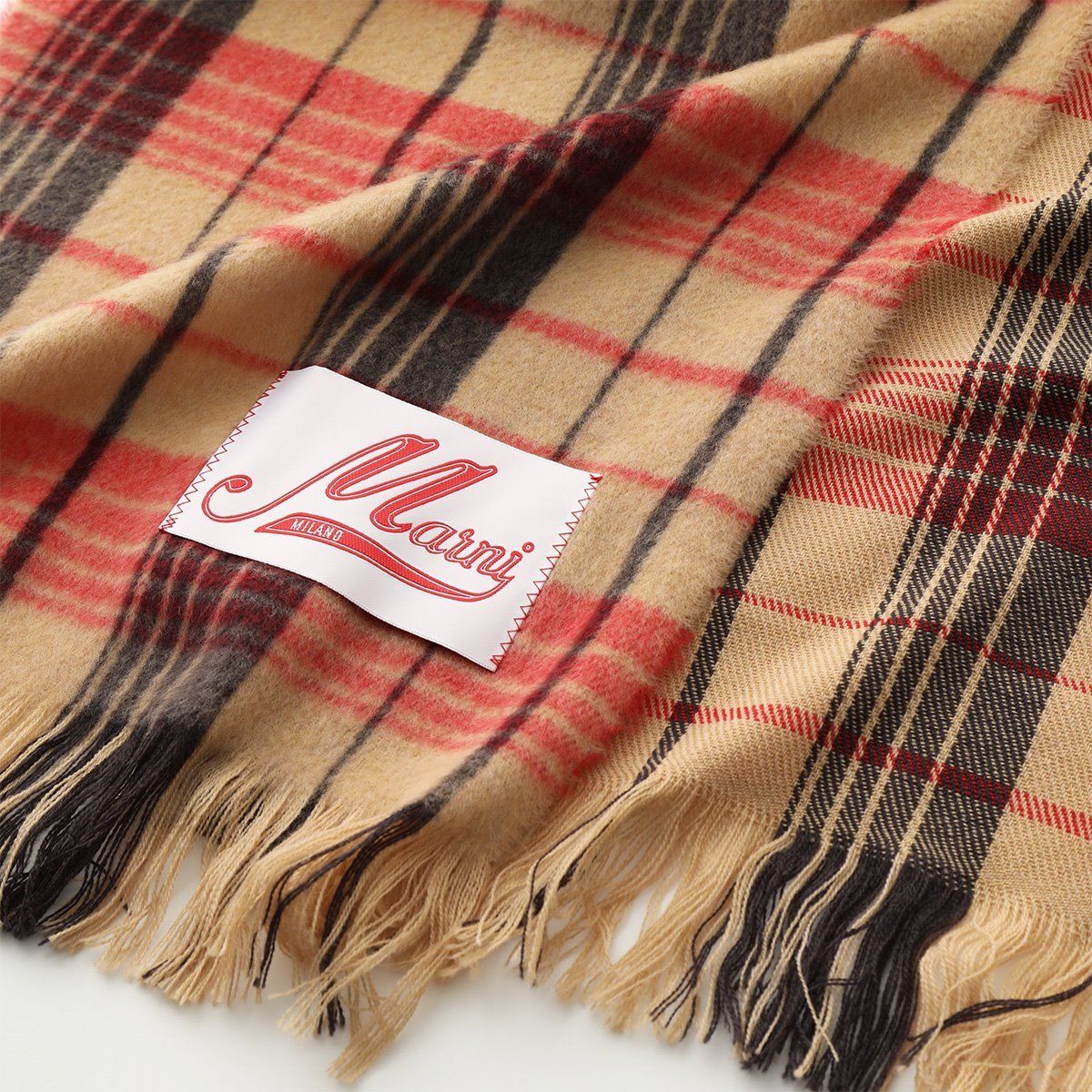 MARNI マルニ チェック ストール holdmeback.com