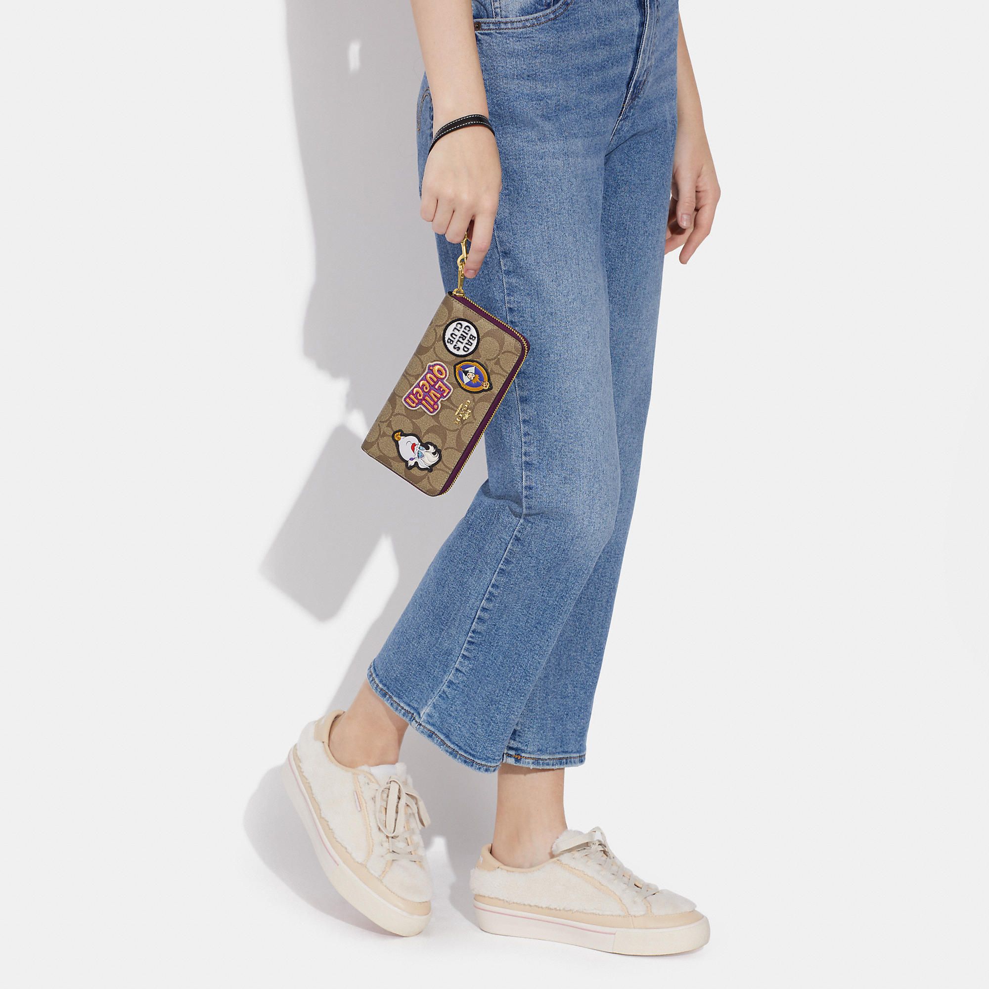COACH○【DISNEY X COACH】ロング ジップ アラウンド ウォレット ...
