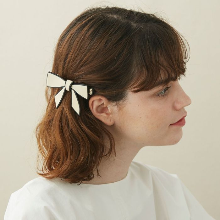 ALEXANDRE DE PARIS リボンバレッタ　ヘアアクセサリー ALEXANDRE DE PARIS リボンバレッタ 大 ヘアアクセサリー