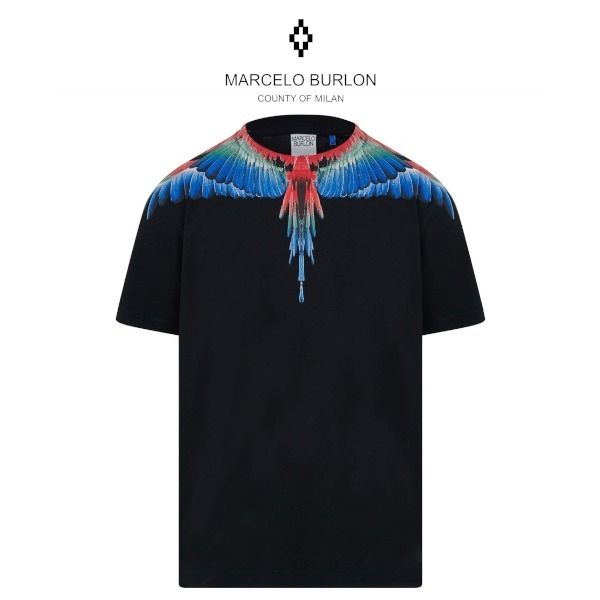 Marcelo Burlon】マルセロジュニアボーイズウィングTシャツ (Marcelo ...