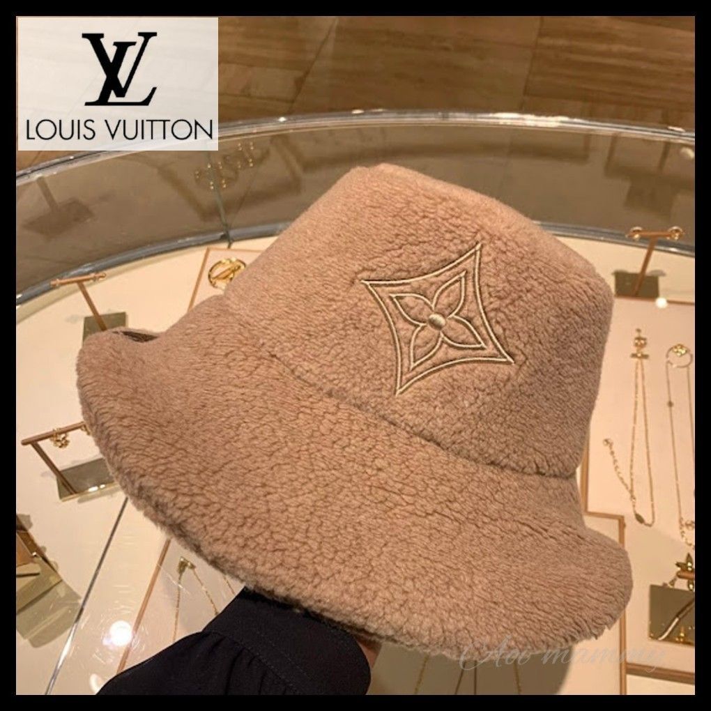 モコモコがオトナ可愛い♪】 ルイヴィトン バケットハット (Louis ...