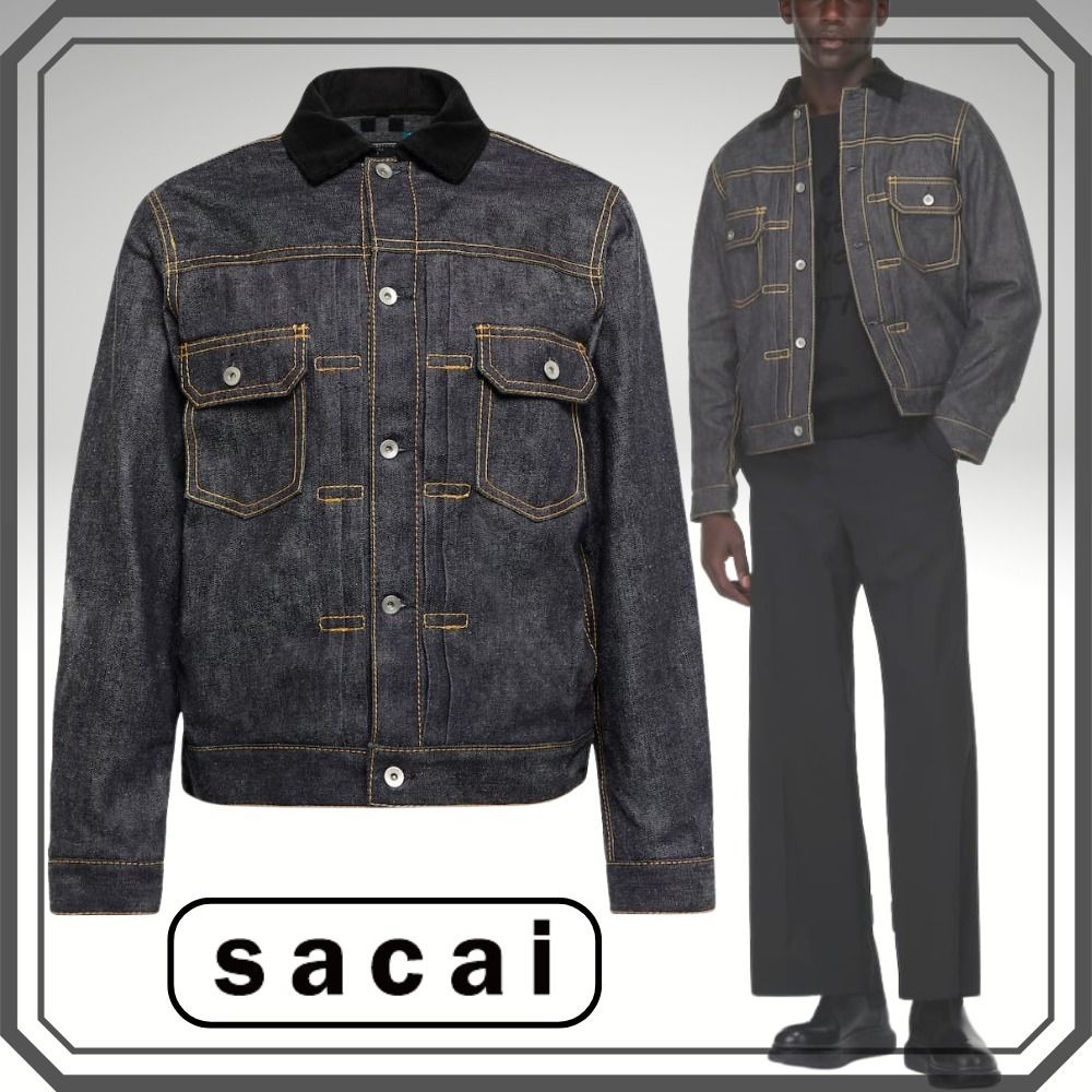 ユ！sacai 24aw デニムジャケット サカイ 24AW 24-03525M Gonz BEYONDEXX Denim Jacket size3 買取実績