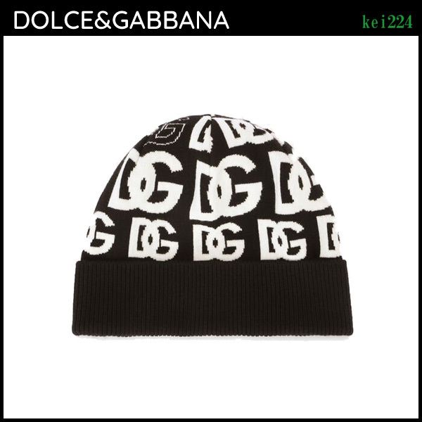 DOLCE&GABBANA】ニットキャップ カシミア DGロゴ - cert ...