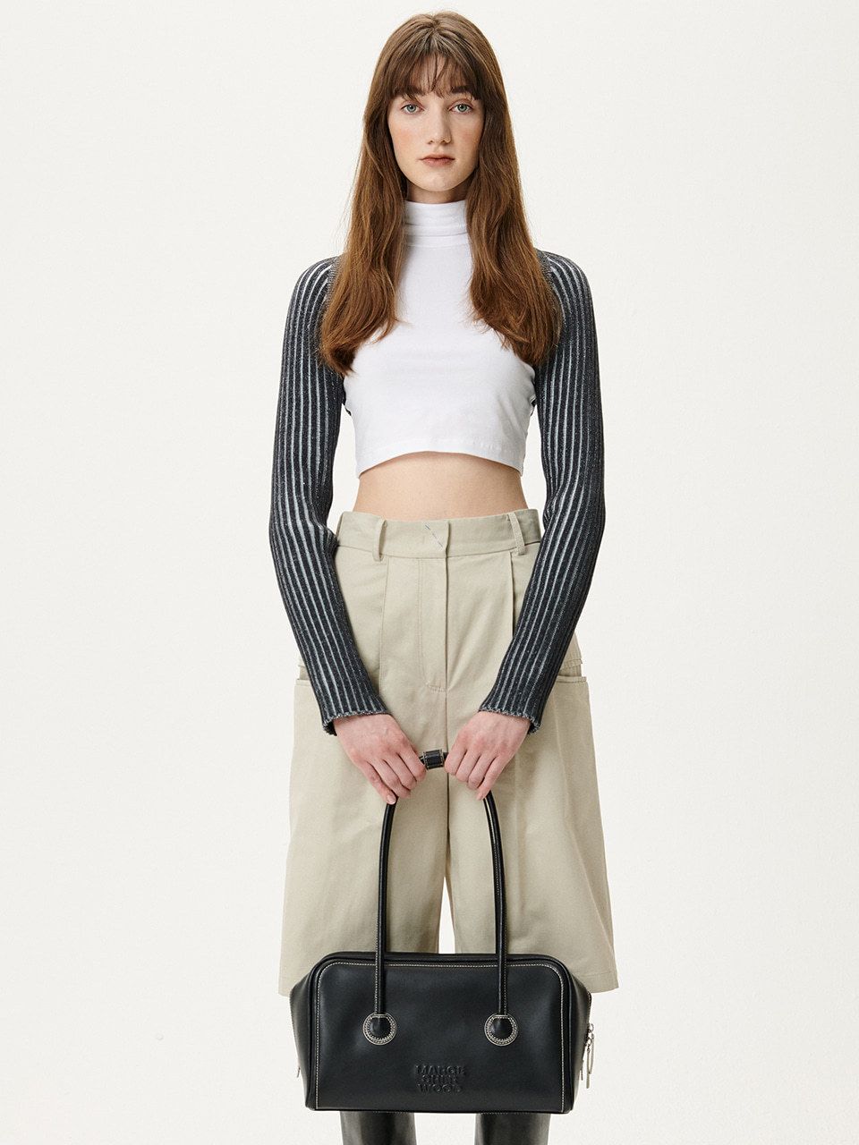 Margesherwood ] / ☆ SOFT BOSTON / black plain (MARGE