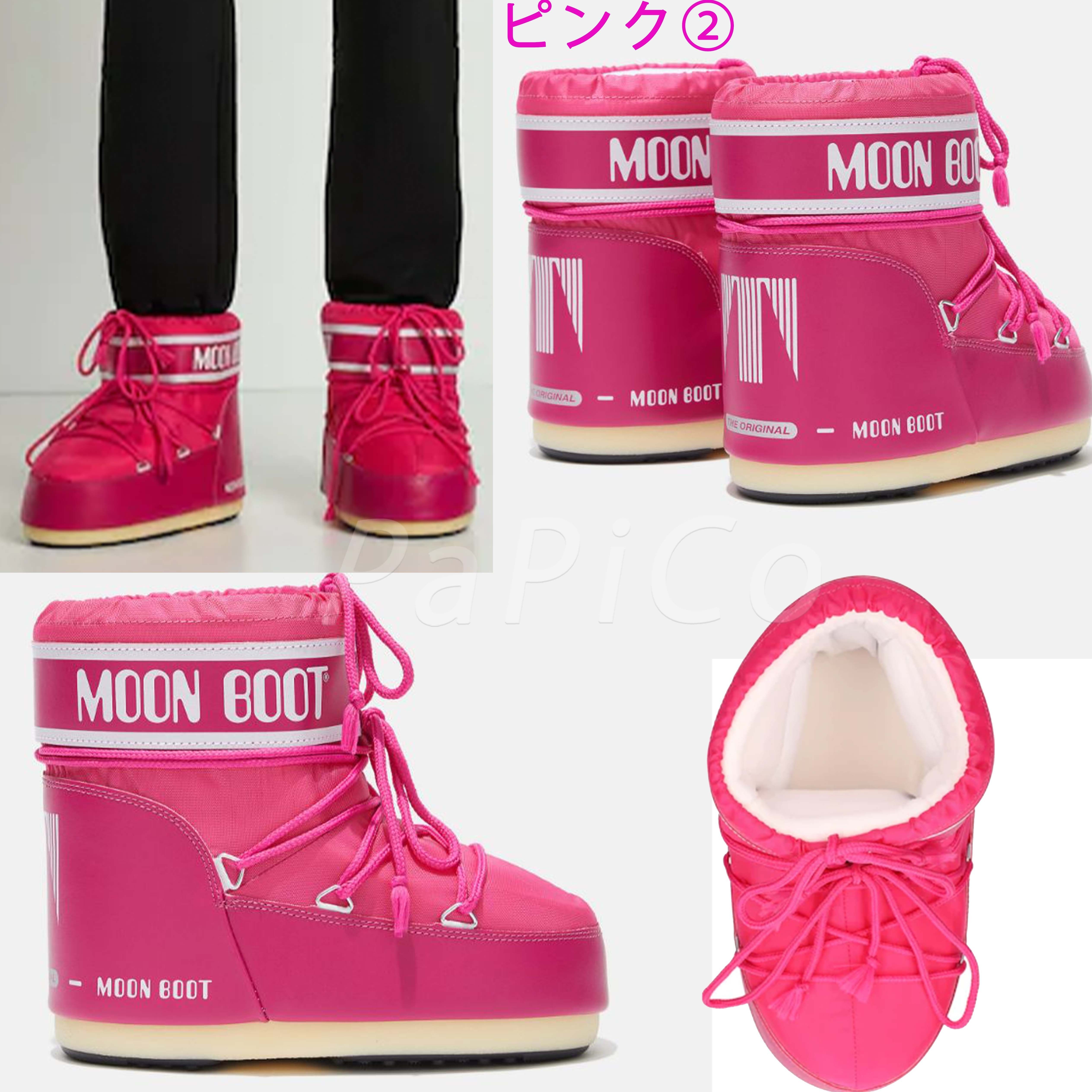 関税送料込】MOON BOOT アイコン ナイロン スノーブーツ (MOON