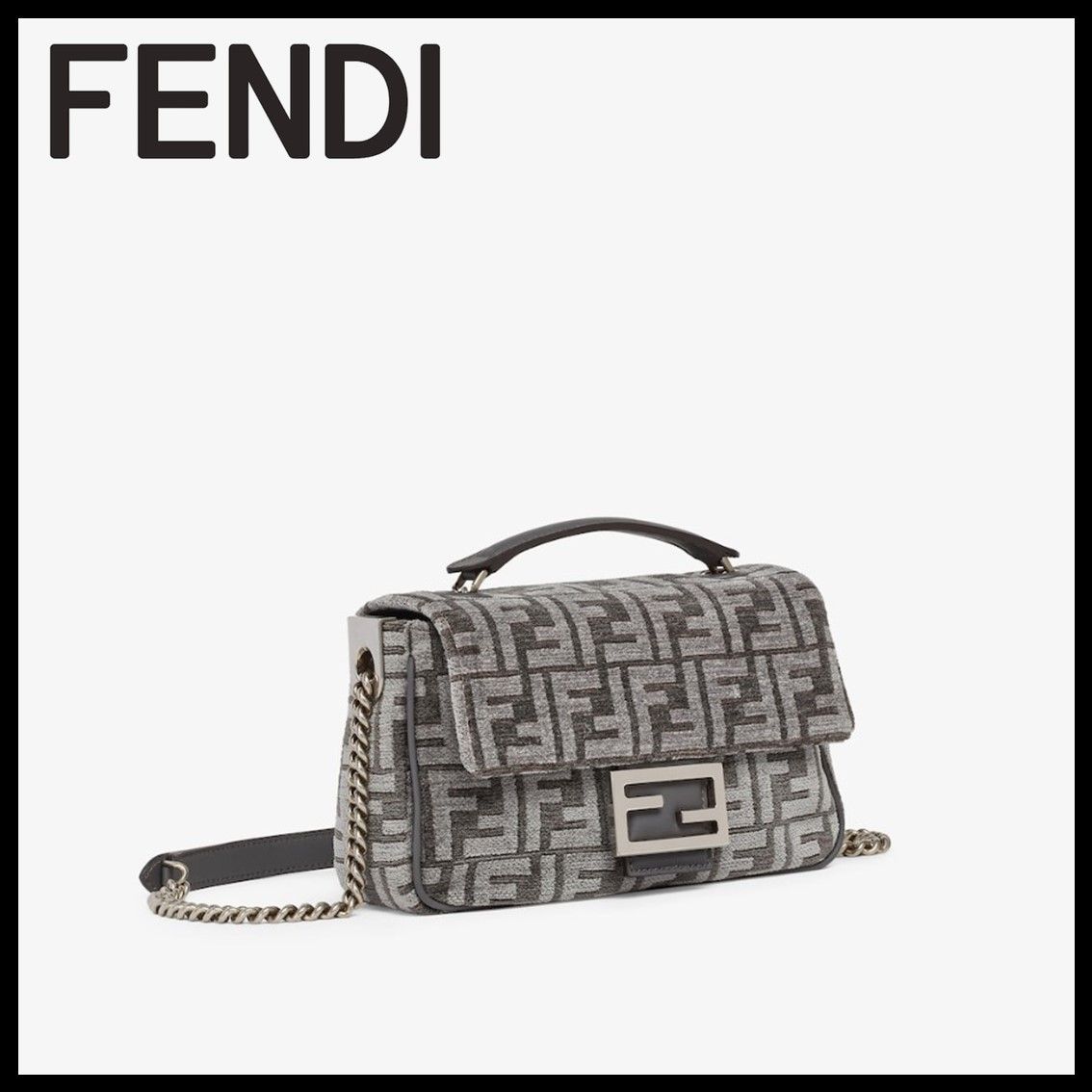 直営店☆FENDI バゲット チェーン ミディ FFタペストリー バッグ 直営店☆FENDI バゲット チェーン ミディ FFタペストリー バッグ