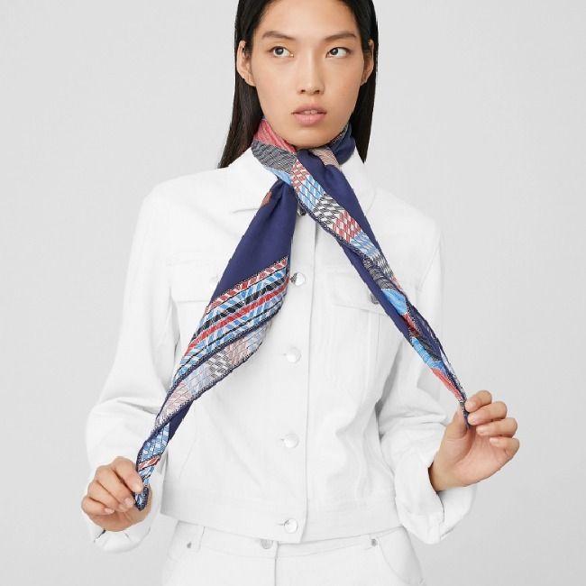 フランス発 ☆HERMES☆ カレ ウォッシュ 90 Favori du Faubourg ...