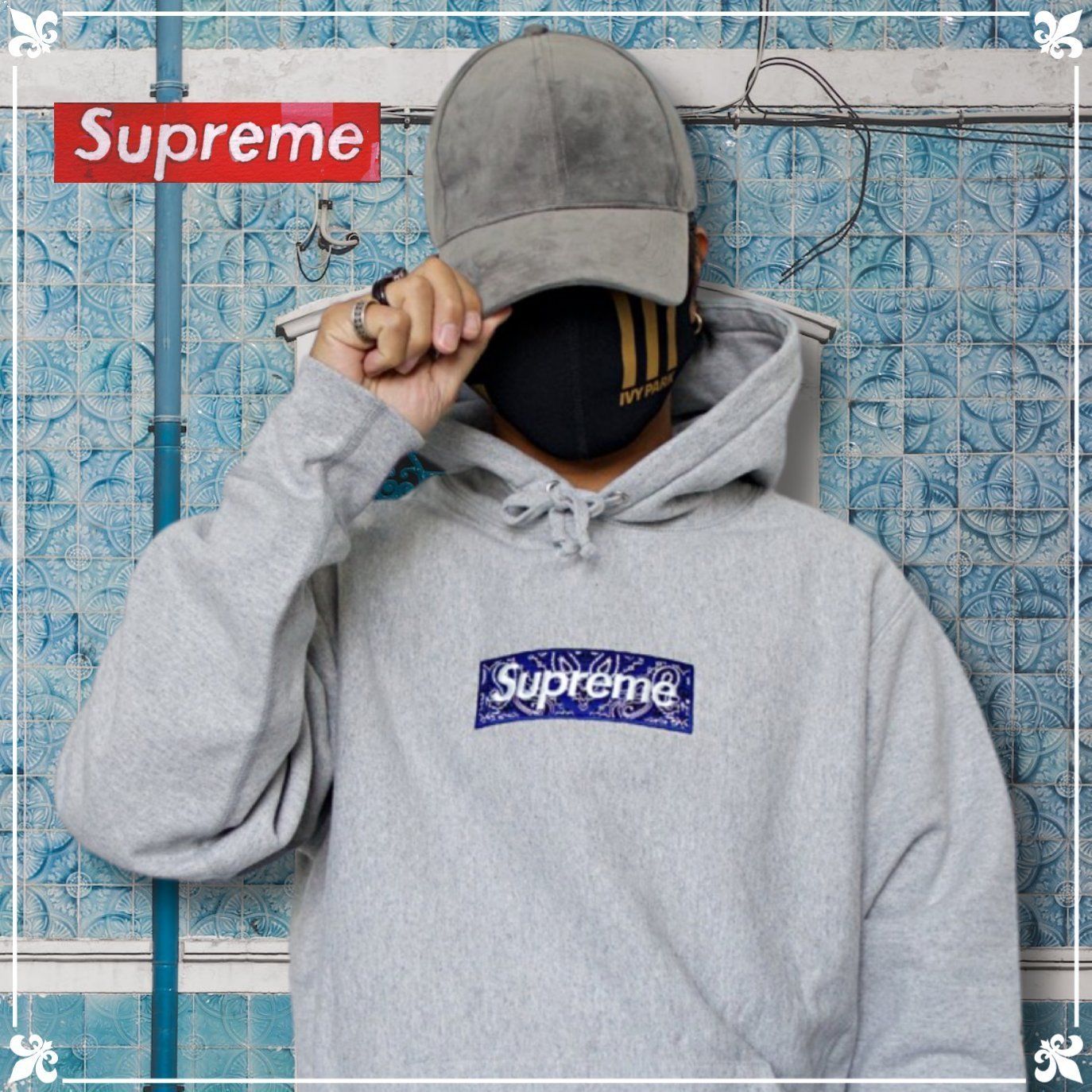 ☆Supreme☆争奪戦が勃発したバンダナ ボックスロゴ パーカー