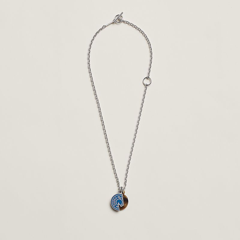 おしゃれ♪【HERMES】メンズネックレス☆CARROUSEL 送料込み HERMES☆Carrousel necklace☆ネックレス ペンダント (HERMES