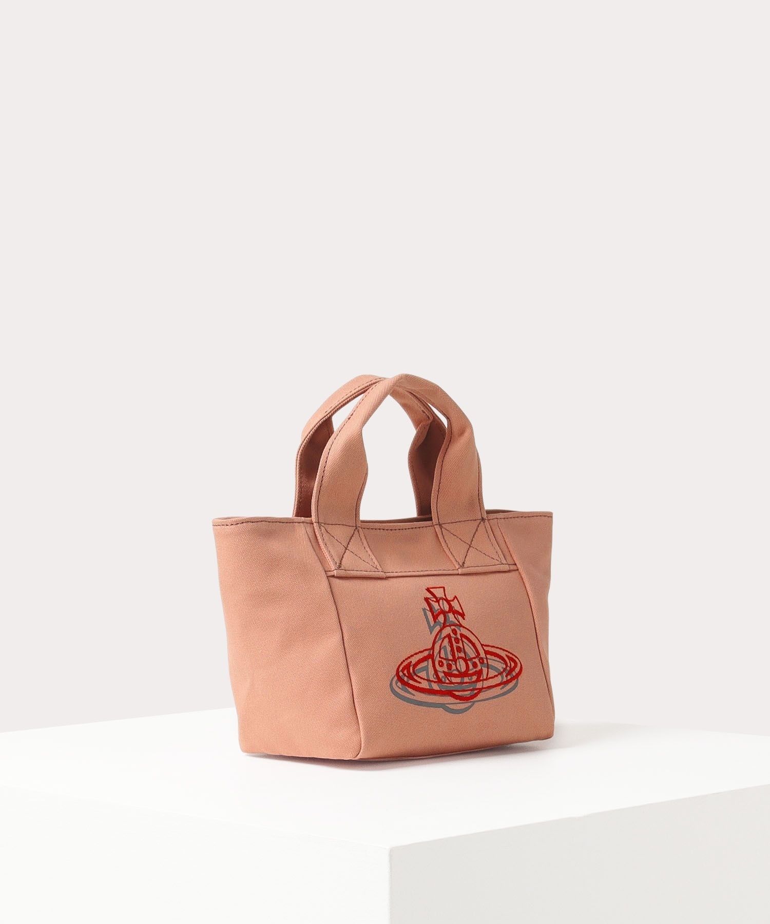 人気☆Vivienne Westwood ダブルORB キャンバスミニトートバッグ