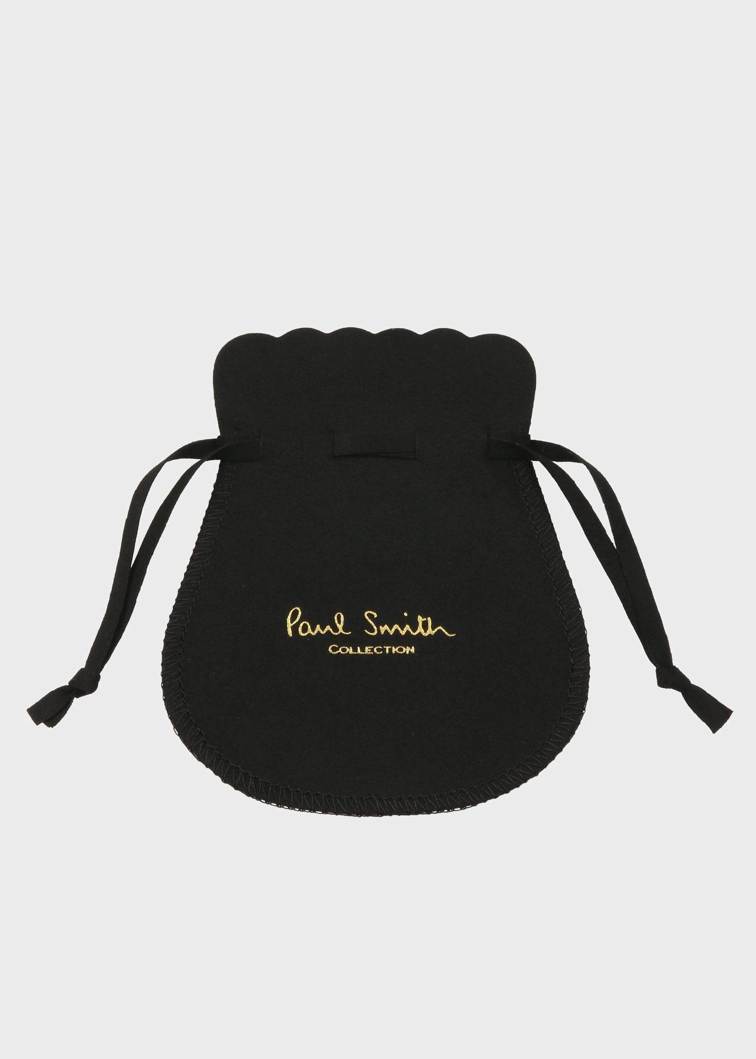 Paul Smith】ポールスミス リザードエンボスレザーシルバー