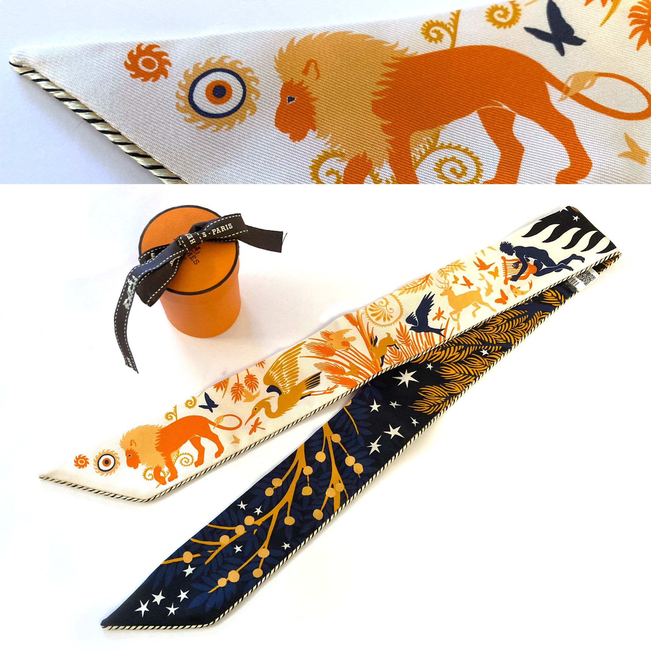 HERMES 限定ツイリー Baguette Twilly Sous le Charme d'Orphee