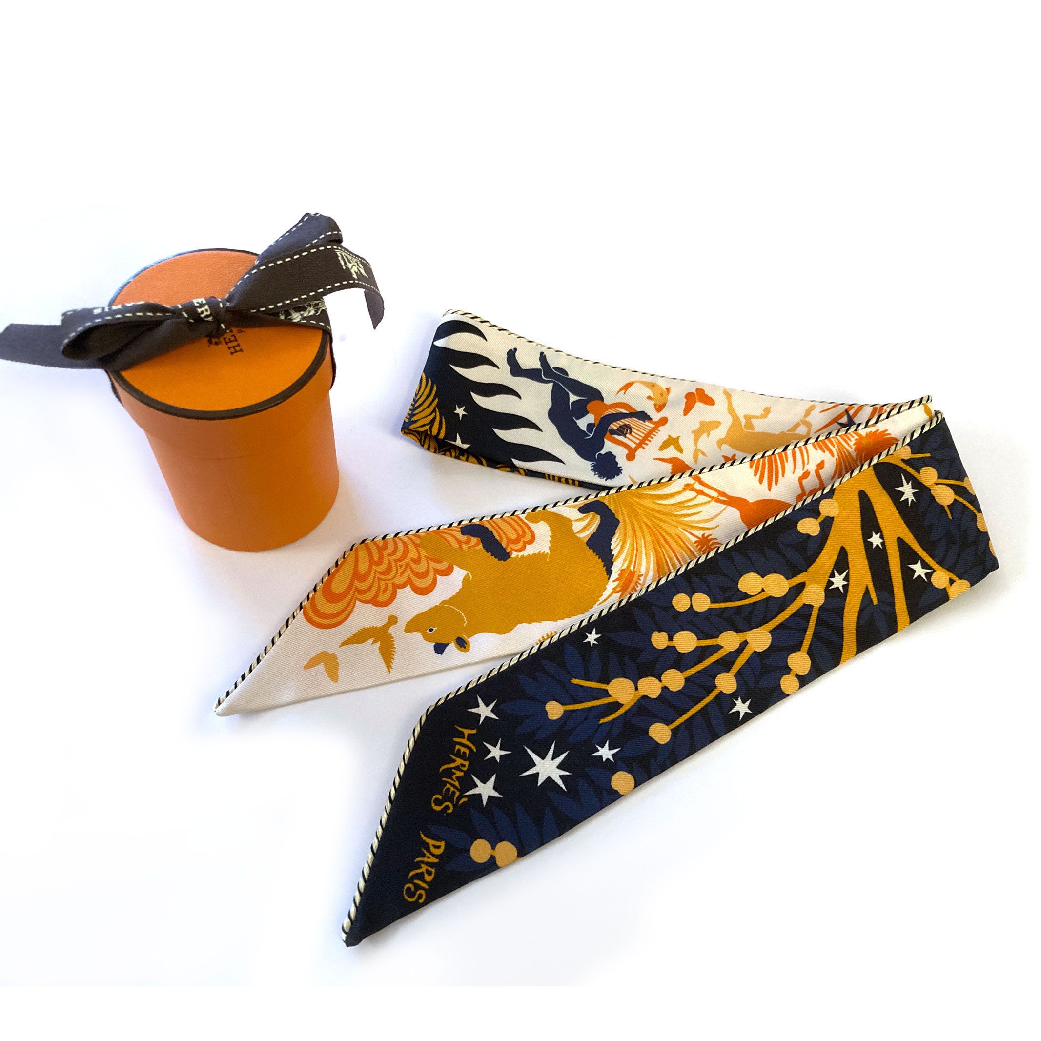 HERMES 限定ツイリー Baguette Twilly Sous le Charme d'Orphee ...