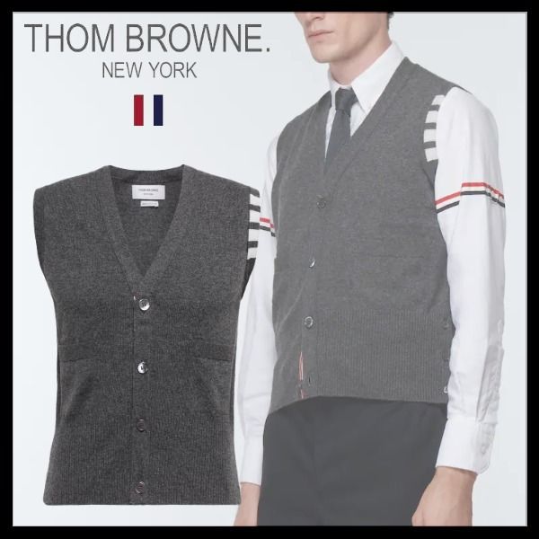 専用です!THOMBROWNE カシミヤベスト4bar-