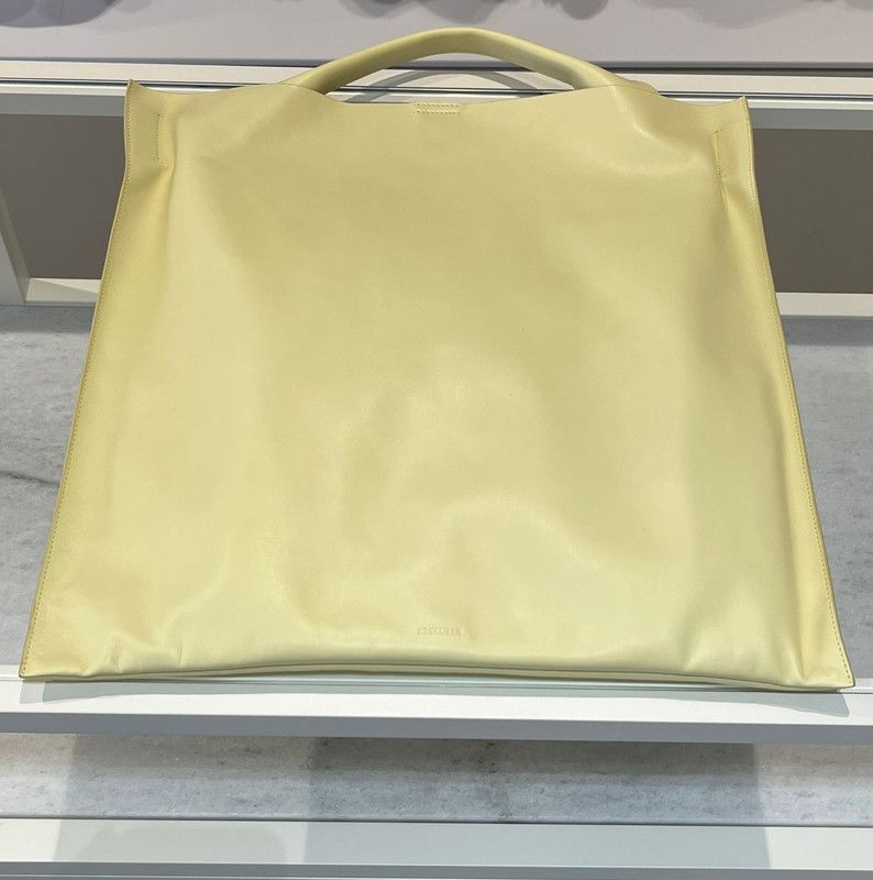 JIL SANDER XIAO BAG ポケット付 ビッグ レザー トートバッグ (Jil ...
