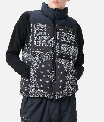 F.C.Real Bristol ダウンベスト ブラック DOWN VEST | thelofttown.com