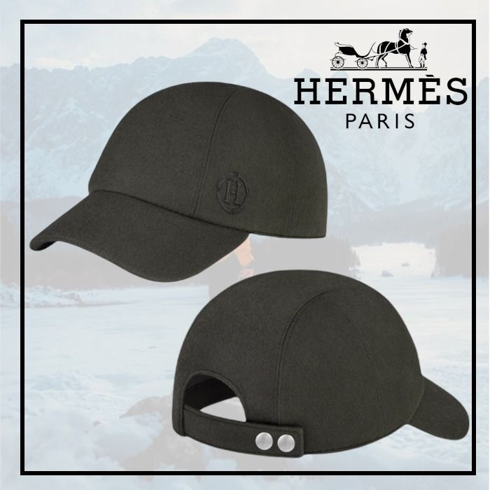 送料無料(一部地域を除く) HERMES マイルスH キャップ 58