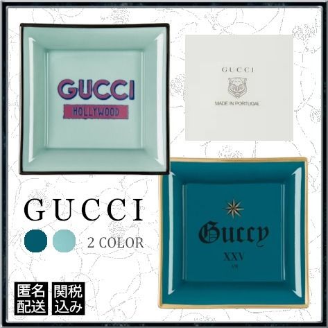 GUCCI】GUCCI プリント コイントレイ お皿 小物入れ トレー (GUCCI