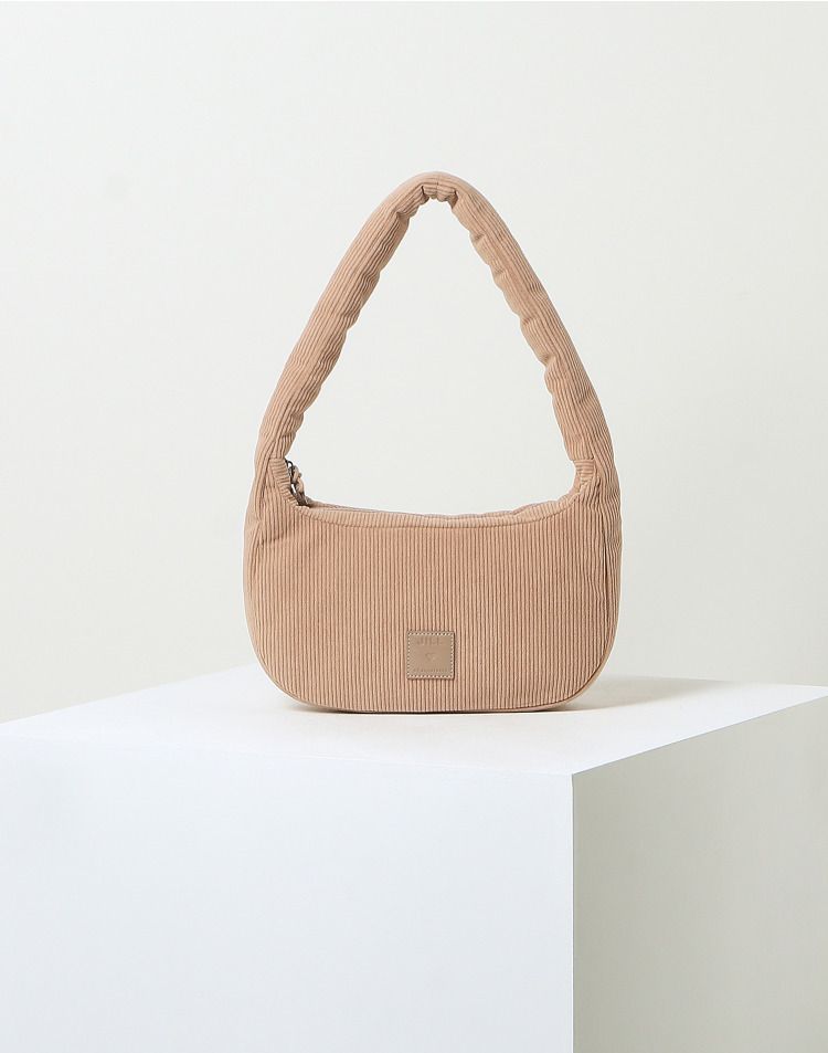 JILLSTUART [EDDY] CORDUROY HALF MOON BAGUETTE BAG BBH5925