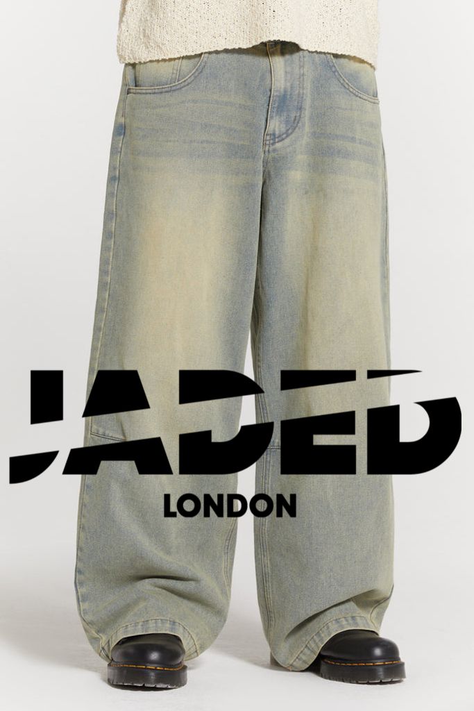 ☆英国発*JADED LONDON*新作*リップドオーバーサイズデニム/LW