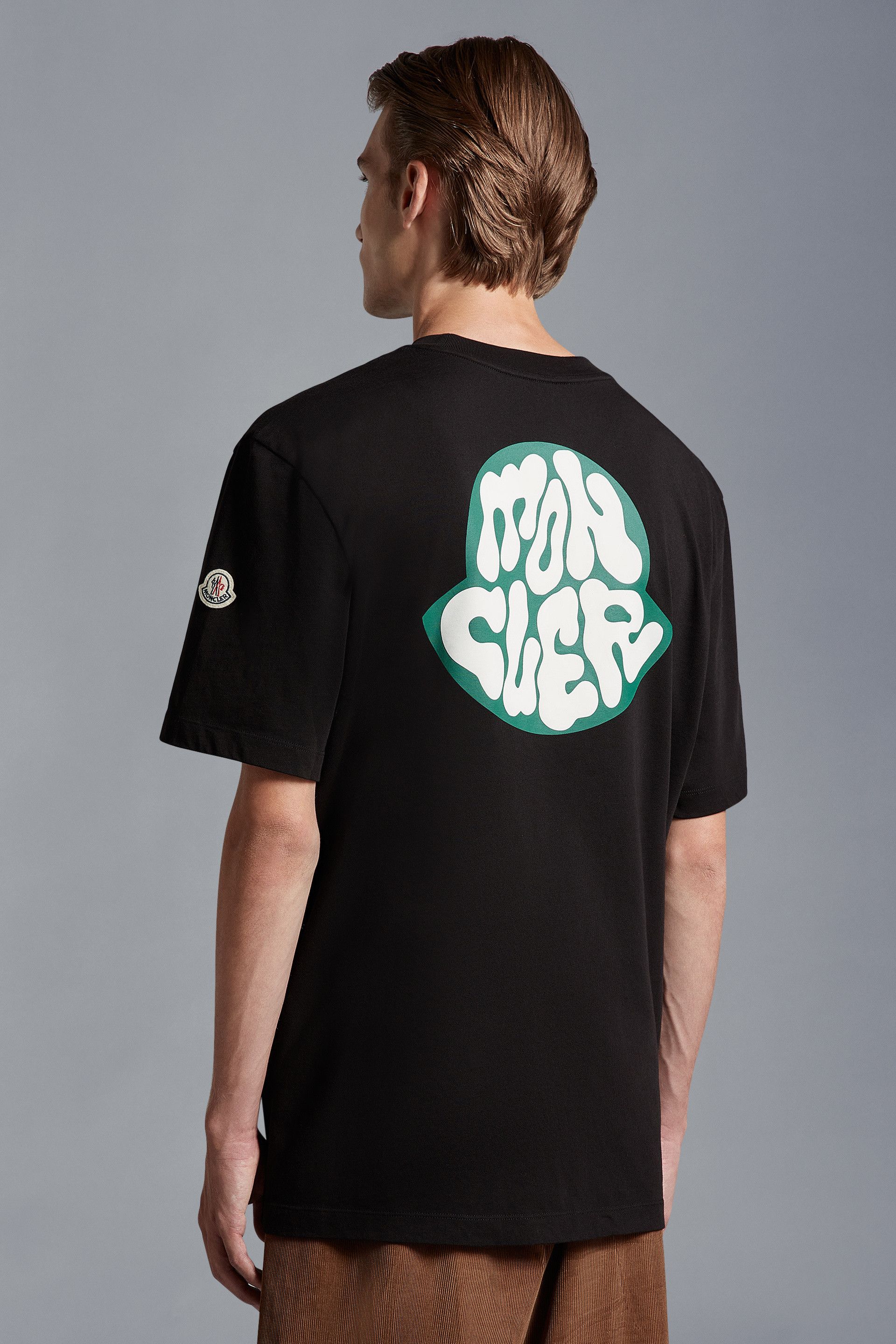 MONCLER 2025/26秋冬 レタリングロゴ入り クルーネックTシャツ MONCLER2022/23秋冬 レタリングロゴ入りクルーネック半袖Tシャツ
