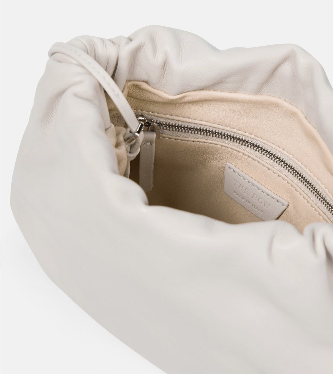 日本完売★The Row★ BOURSE ヌバック phone クロスボディー The Row Bourse Phone Case in Ivory PLD | FWRD