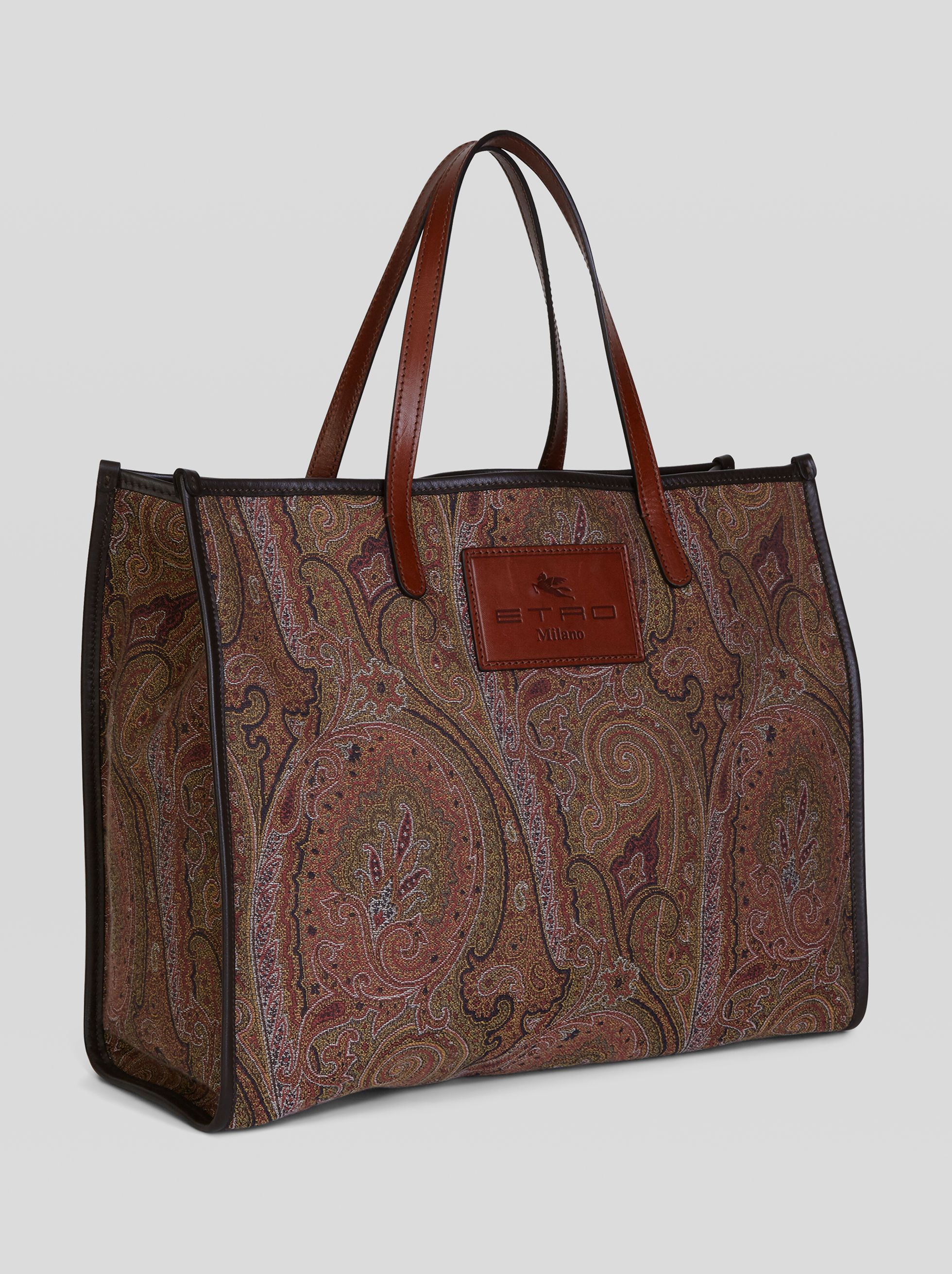 ETRO】エトロ ジャカード ペイズリー ショッピングバッグ (ETRO/トート