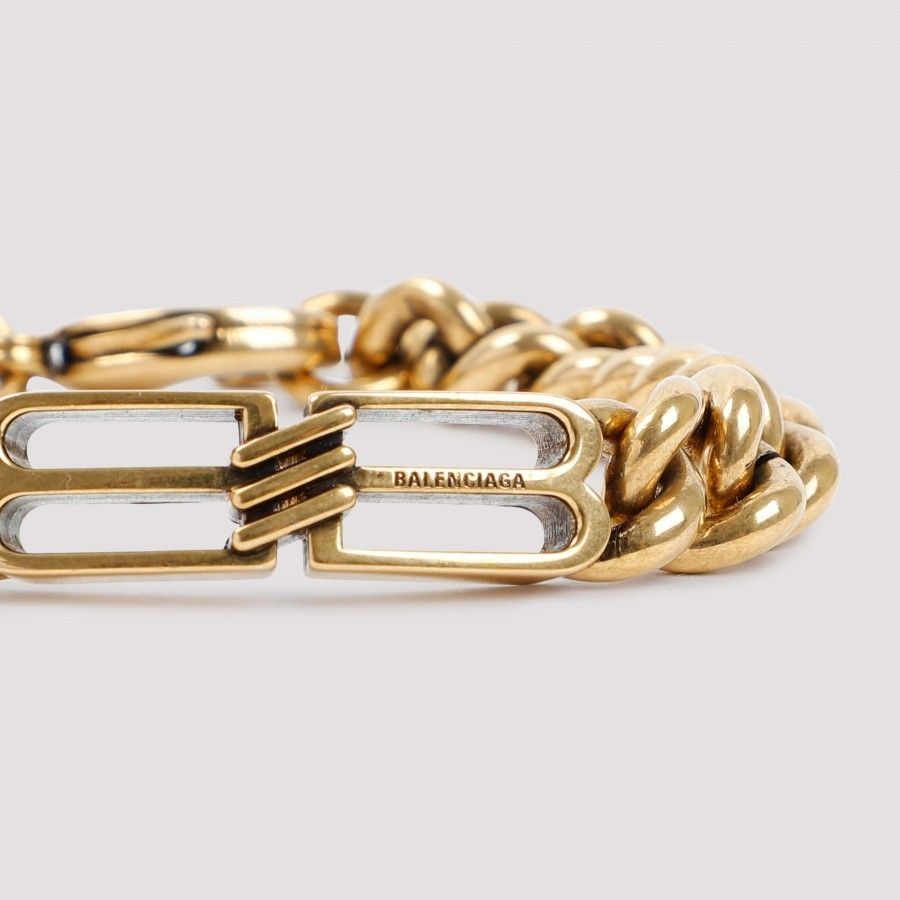 バレンシアガ〉BBアイコン チェーンブレスレット (BALENCIAGA