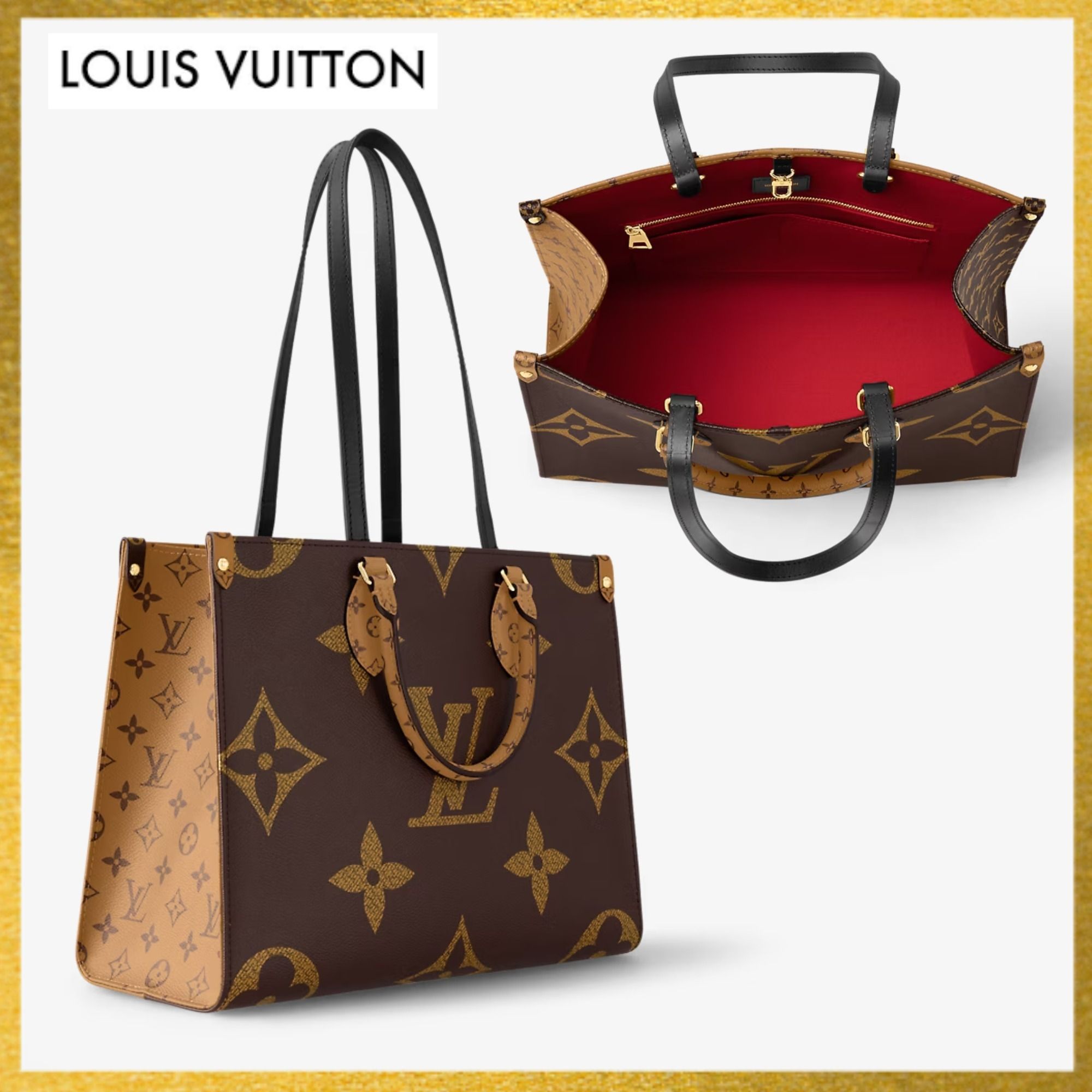 【新生活のお供に】LOUIS VUITTON★OnTheGo MM ハンドバッグ OnTheGo MM Monogram - Women - Handbags | LOUIS VUITTON ®