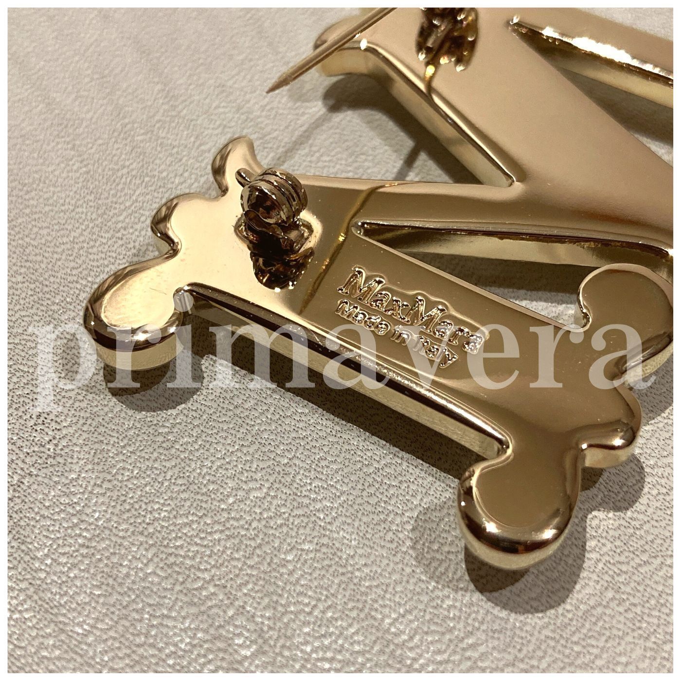 Max Mara◇BATH2◇クリスタル ブローチ (Max Mara/ブローチ
