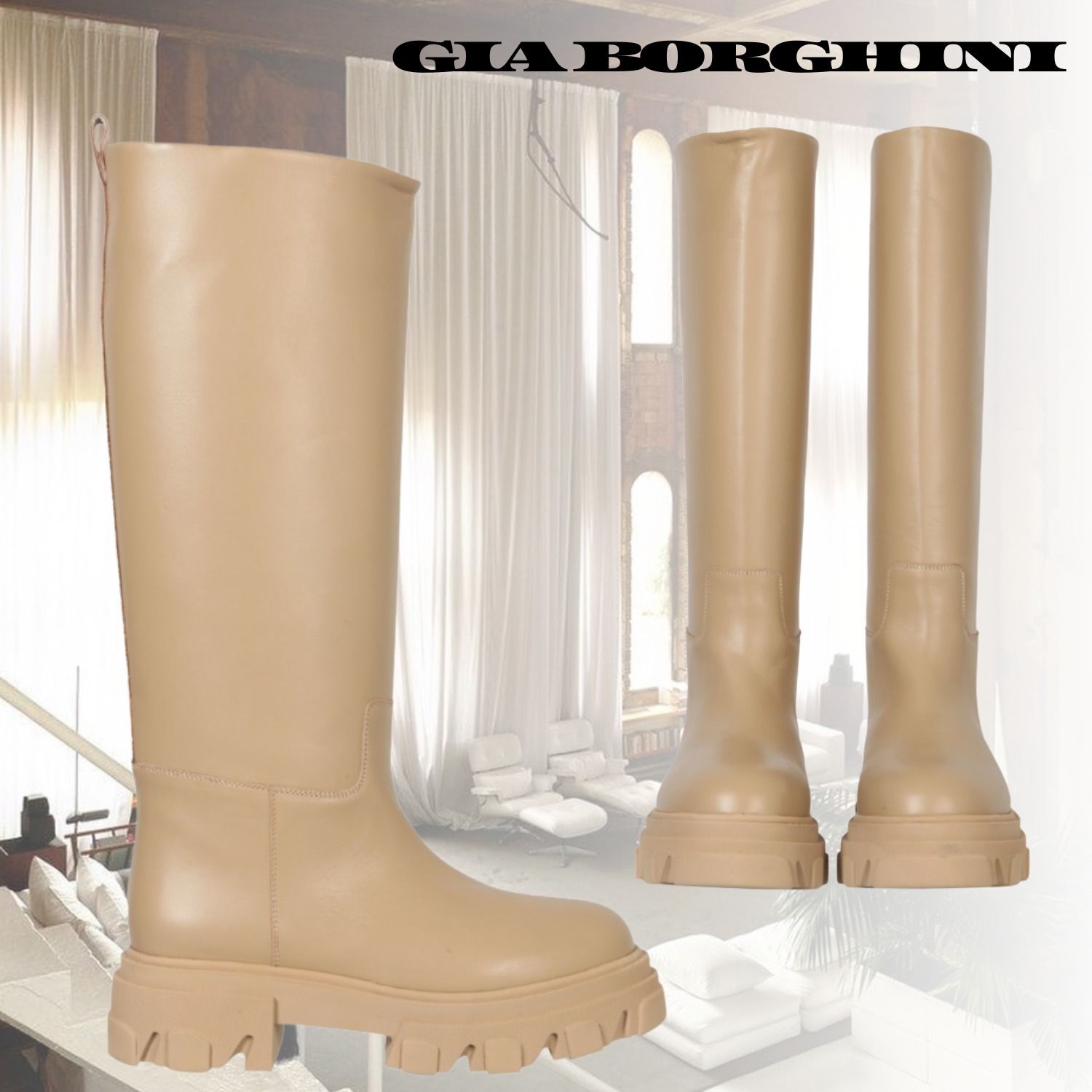 24cm〜26cmジアボルギーニロングブーツ