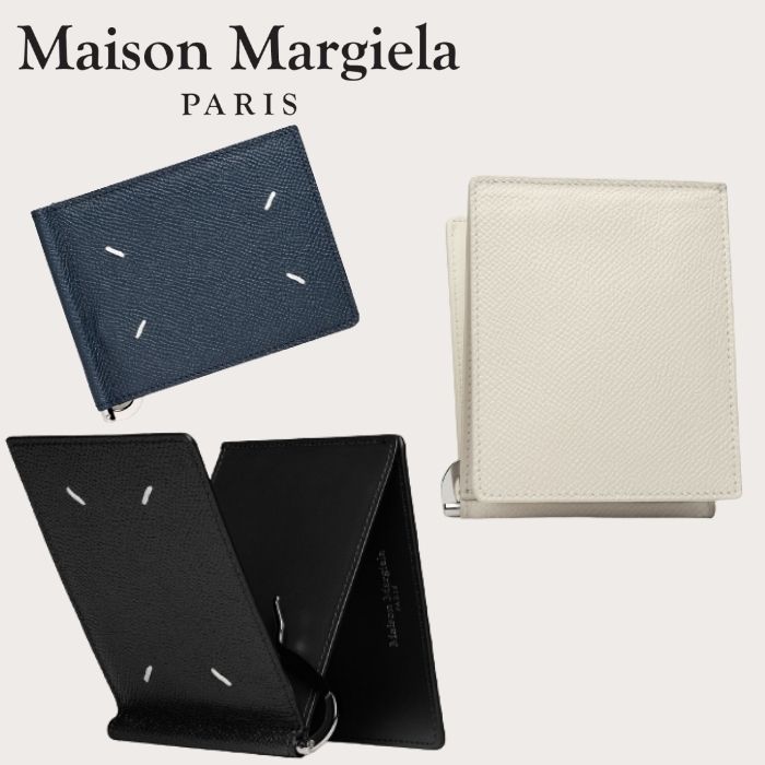 Maison Margiela 》レザー クリップ ウォレット 財布 国内外の人気 www