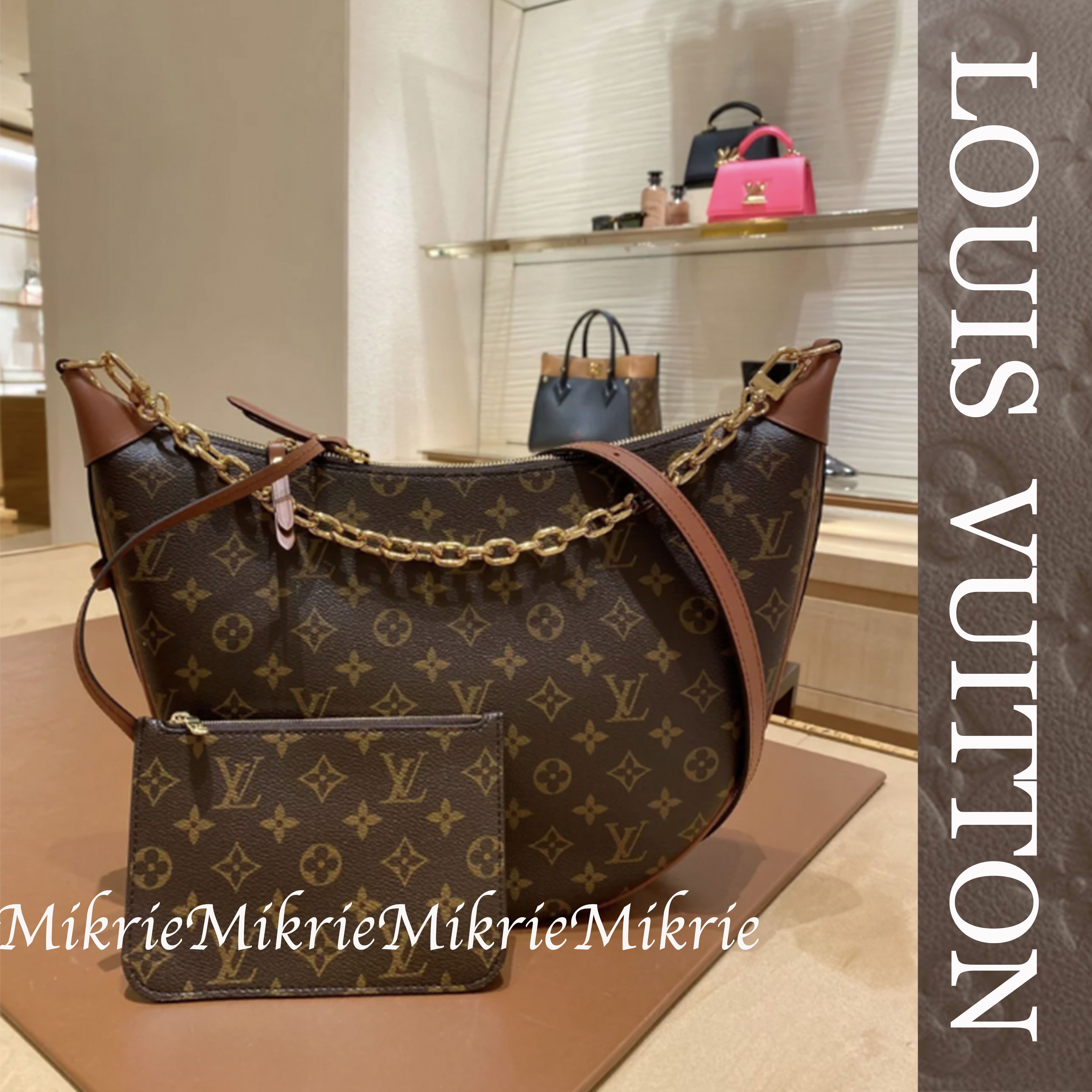 ヴィトン モノグラム ショルダーバッグ 長財布 入る (Louis Vuitton