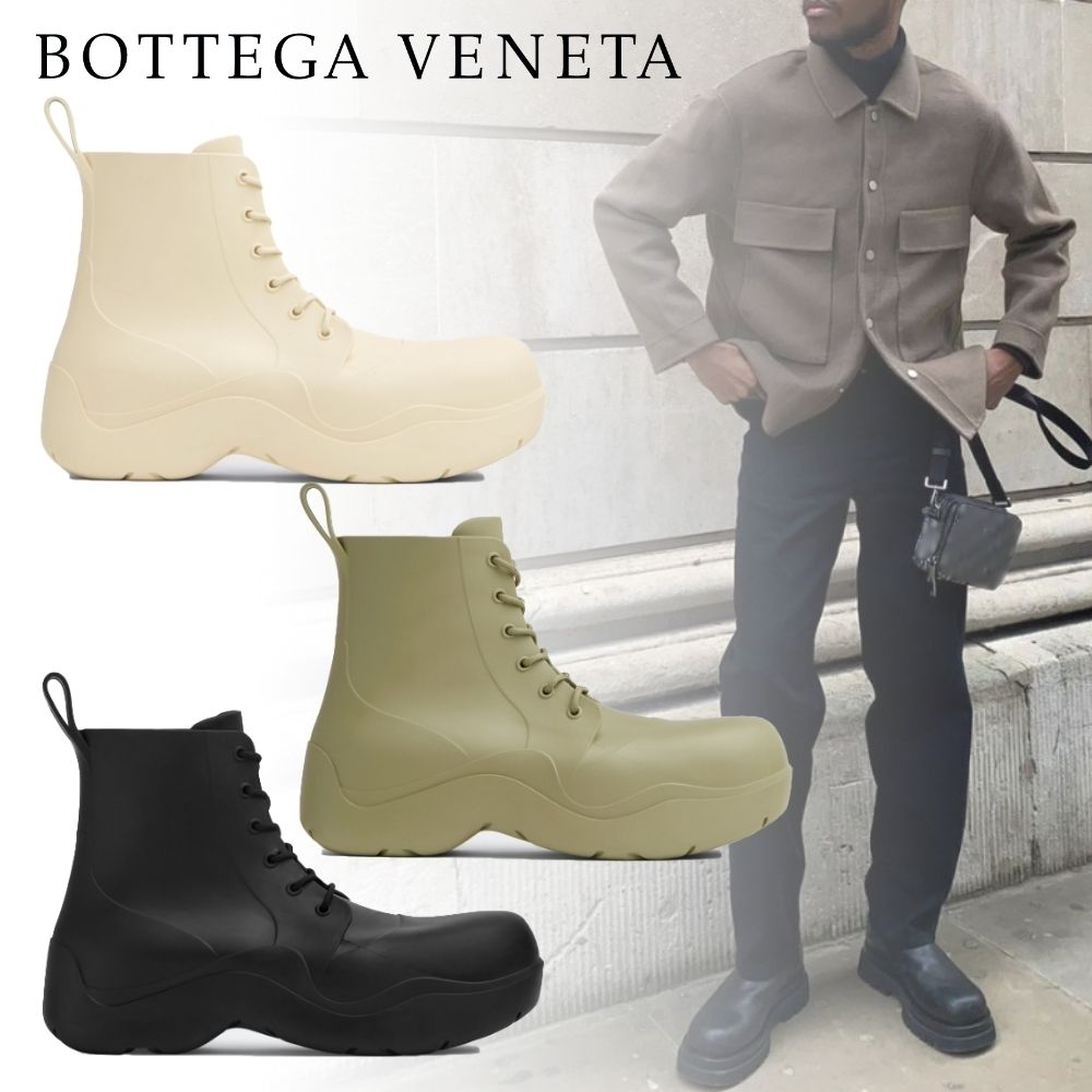 22AW☆【BOTTEGA VENETA】パドル レースアップ アンクルブーツ