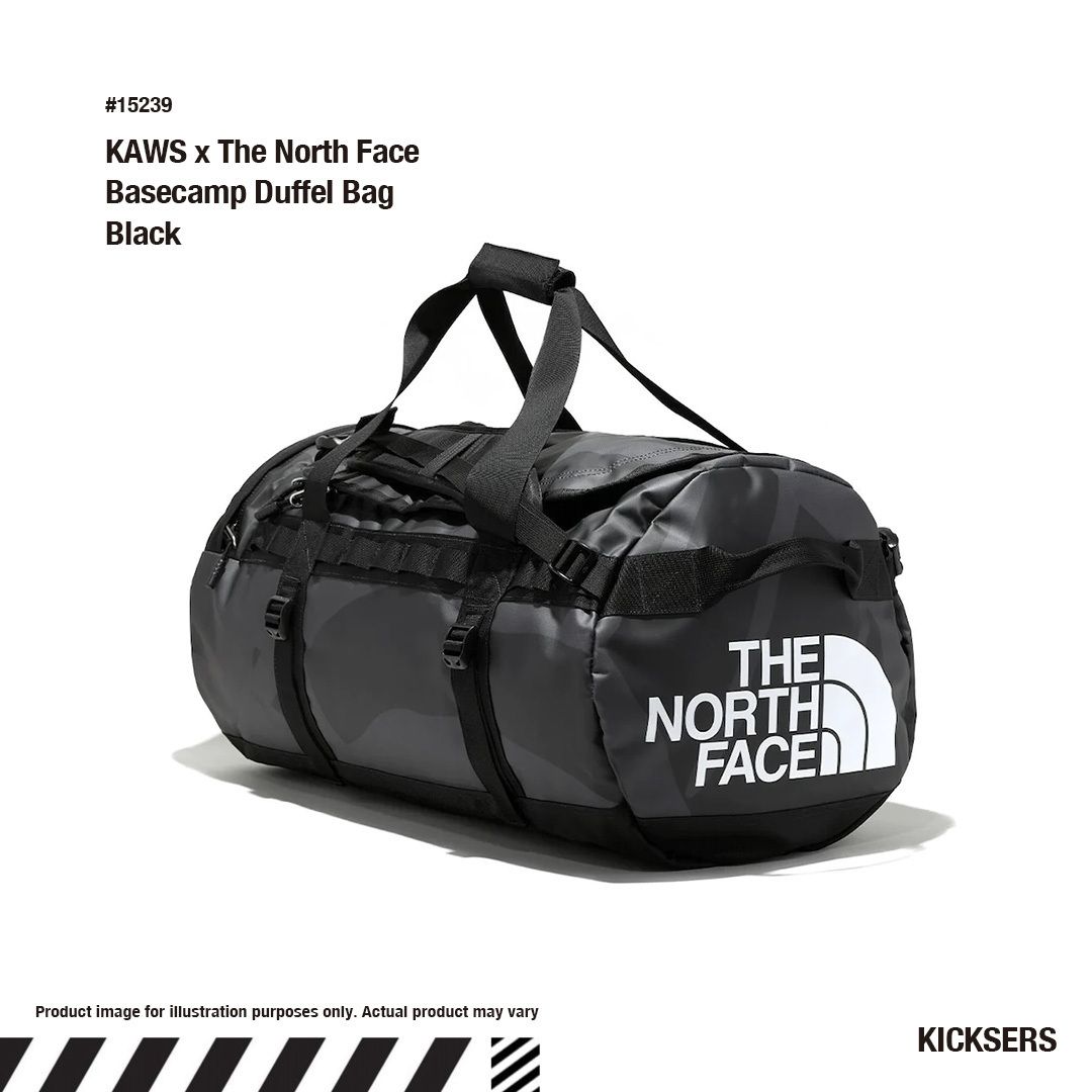 KAWS The North Face Duffel ノース ダッフルバッグ ブラック (KAWS
