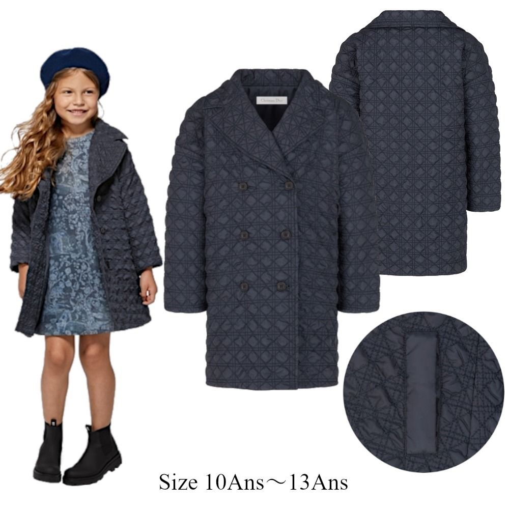 22AW【Dior】CABAN キッズ ピーコート テクニカル キャンバス (Dior ...