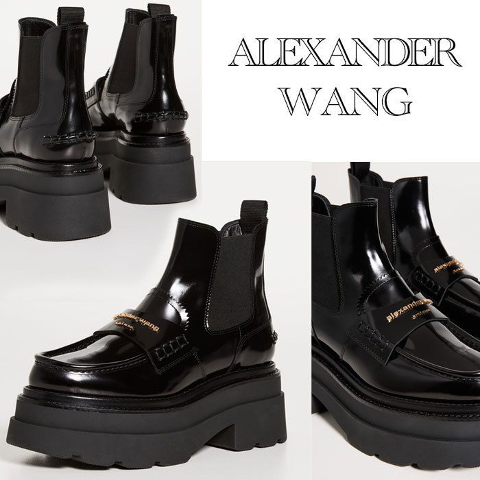 人気☆Alexander Wang☆ゴア プラットフォーム アンクルブーツ