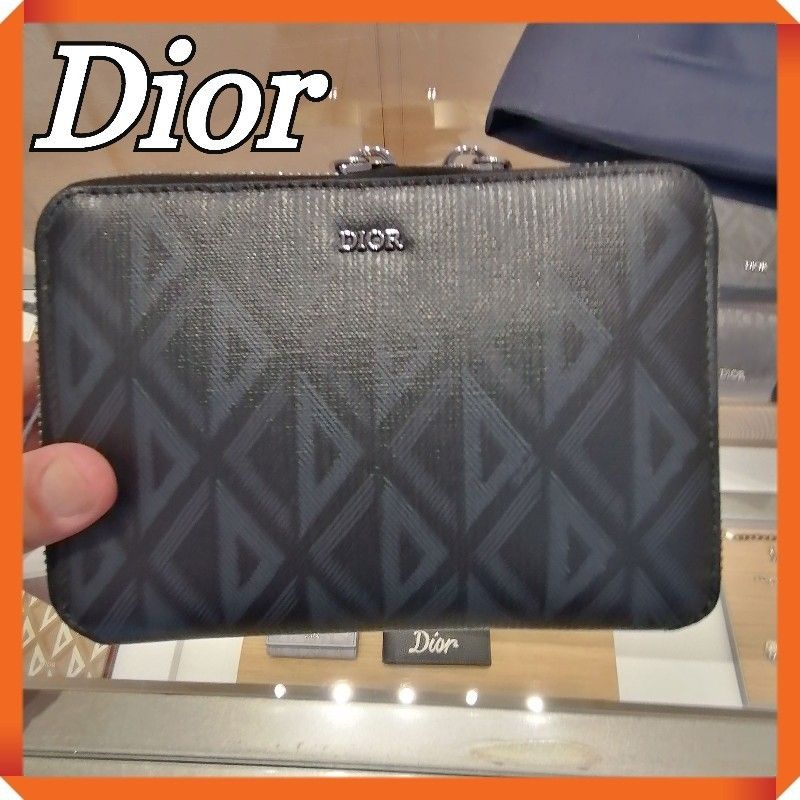 Dior ディオール☆メッセンジャーポーチ CD Diamond キャンバス - www ...