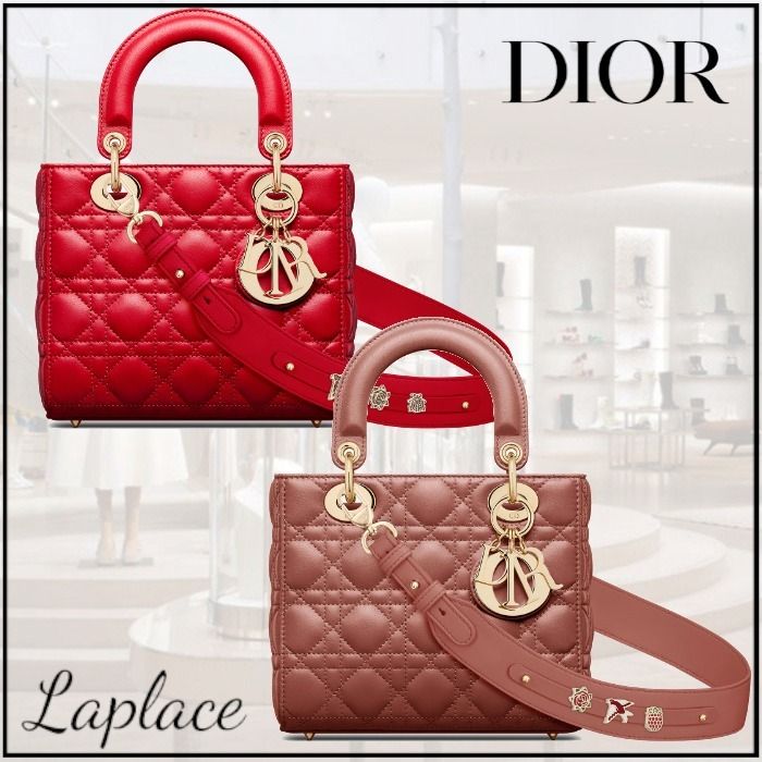 Lady Dior レディディオール レッド 【ショルダーストラップのみ