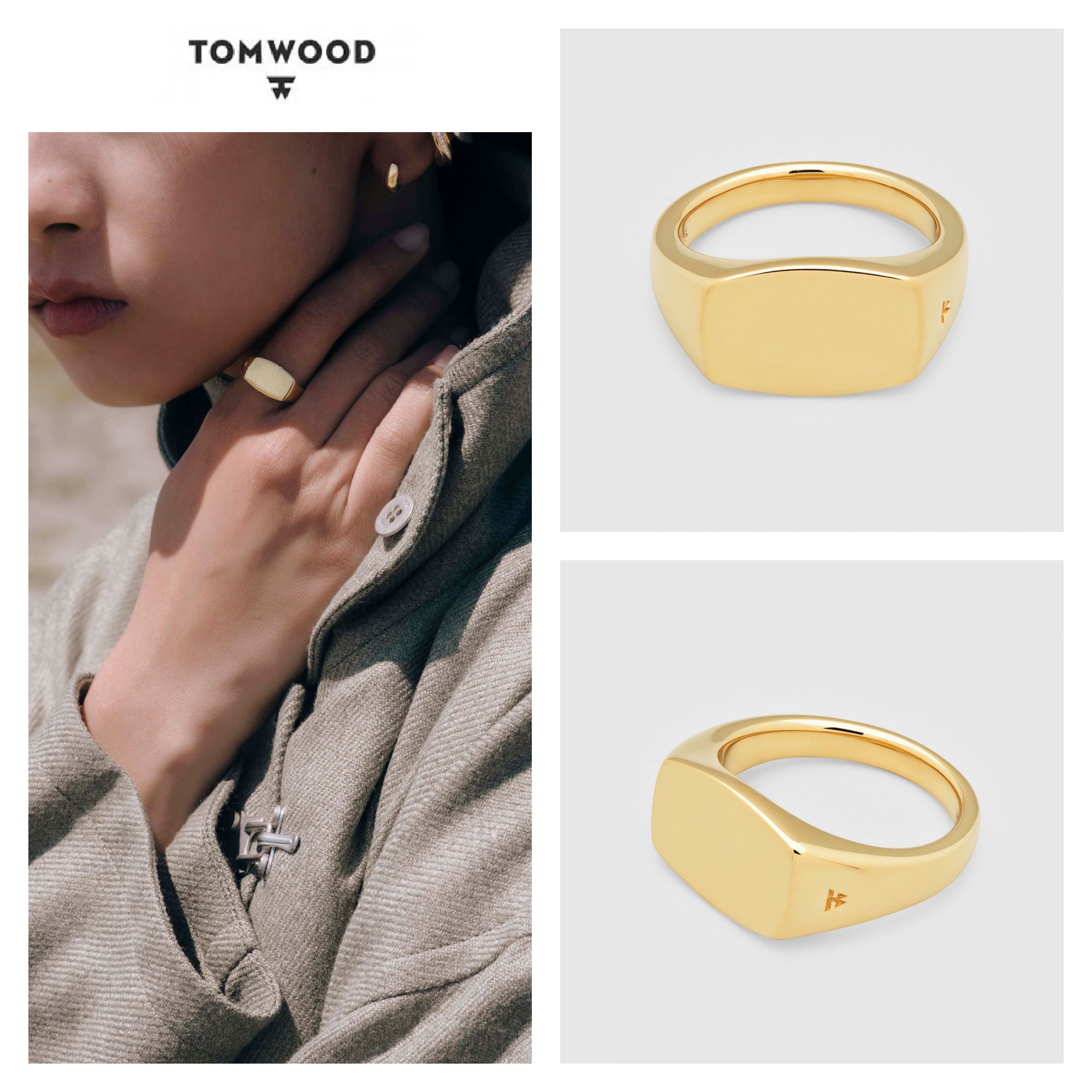 【TOM WOOD】☆お洒落リング☆ Michael Ring Gold TOM WOOD】☆お洒落リング☆ Michael Ring Gold (Tom Wood/指輪