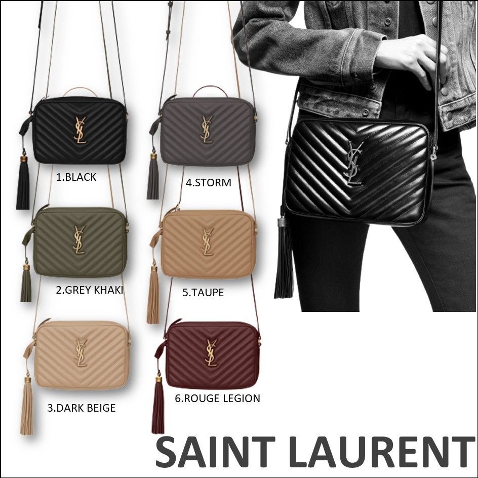 Saint Laurent】ルー カメラバッグ キルティングレザー (Saint Laurent ...