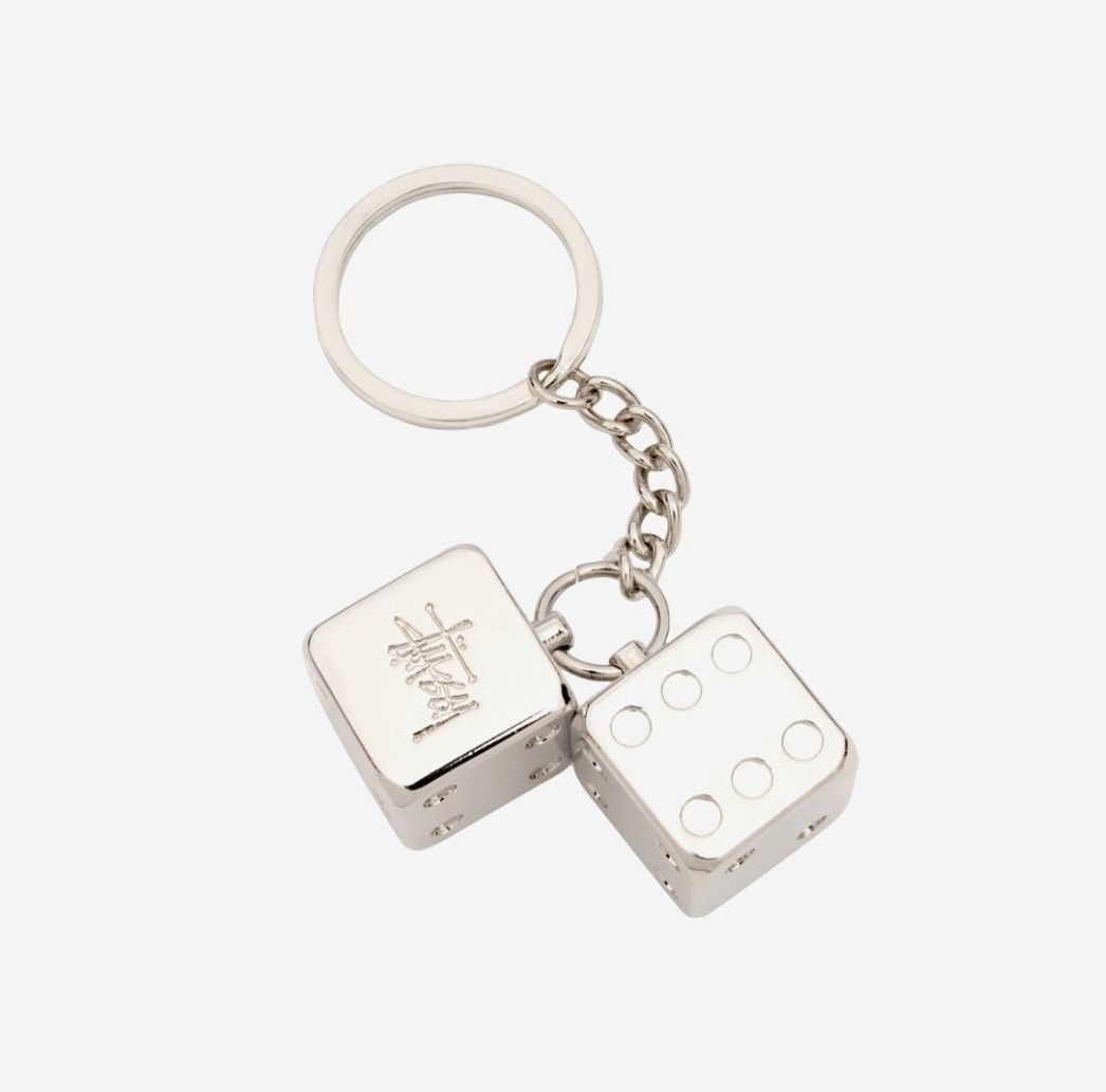 stussy ダイス キーチェーン カラビナ キーホルダー 楽天市場】ステューシー ダイス キーチェーン ブラック (STUSSY