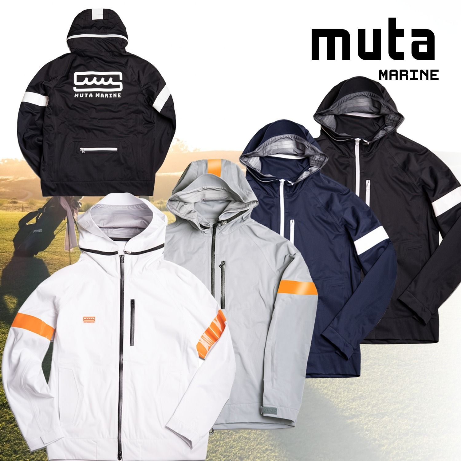 取寄商品 ムータマリンゴルフ muta オールウェザージャケット レイン