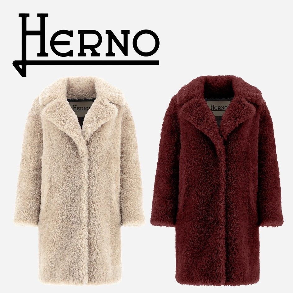 HERNO】 ヘルノ カーリーオーバーサイズコート (HERNO/コート ...