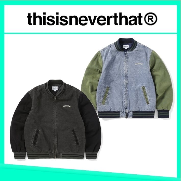 thisisneverthat ♥ Denim Varsity Jacket/追跡付 | thelofttown.com