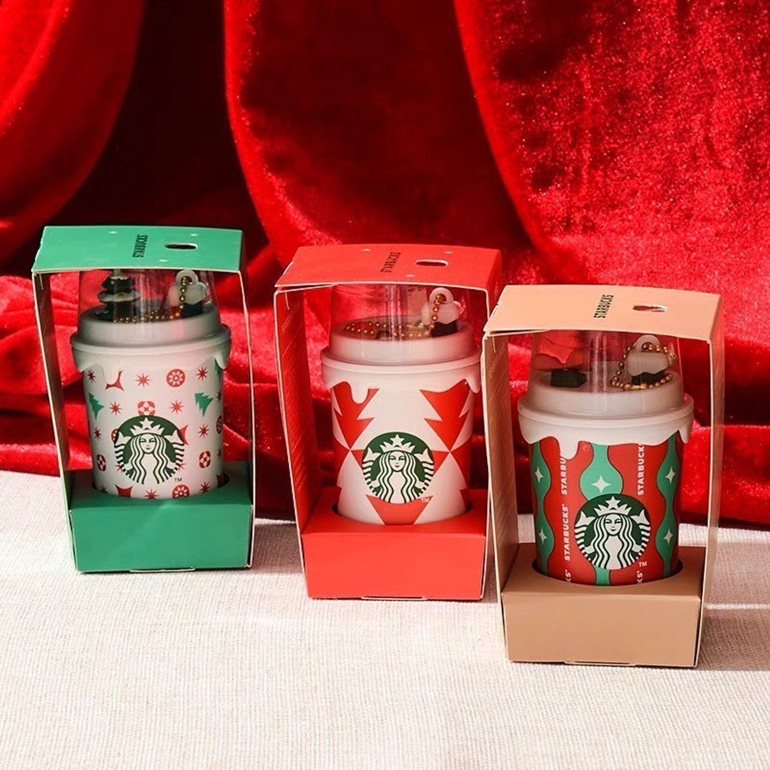 スターバックス スタバ中国 クリスマスオーナメント3個セット 