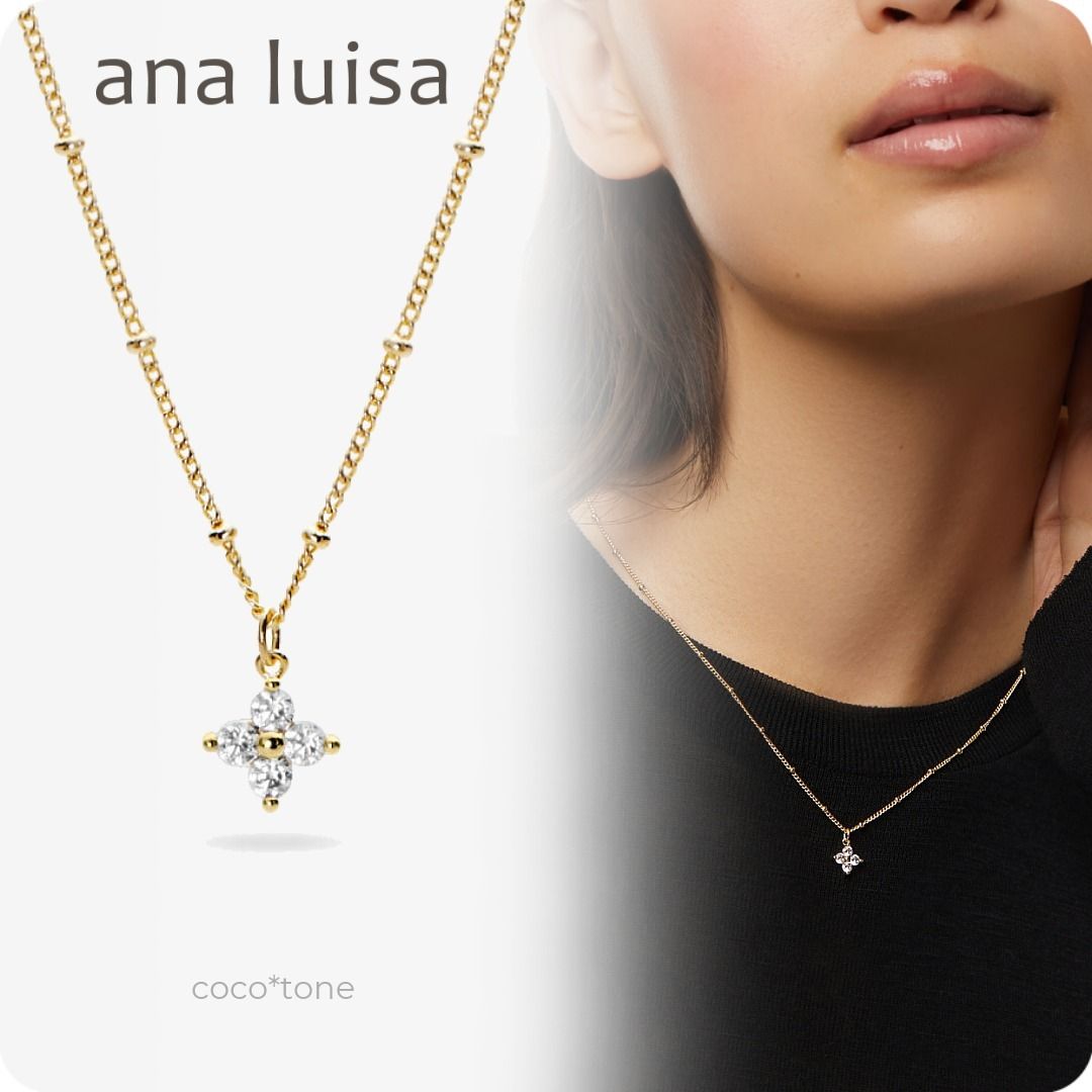 人気が高い ana luisa◇14Kゴールド＊天空ネックレス＊CLAIRE (ana NECKLACE アクセサリー