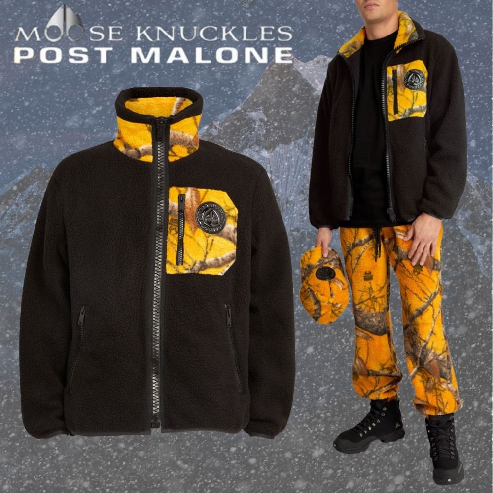注目コラボ!! MOOSE KNUCKLES × Post Malone ジップ ジャケット