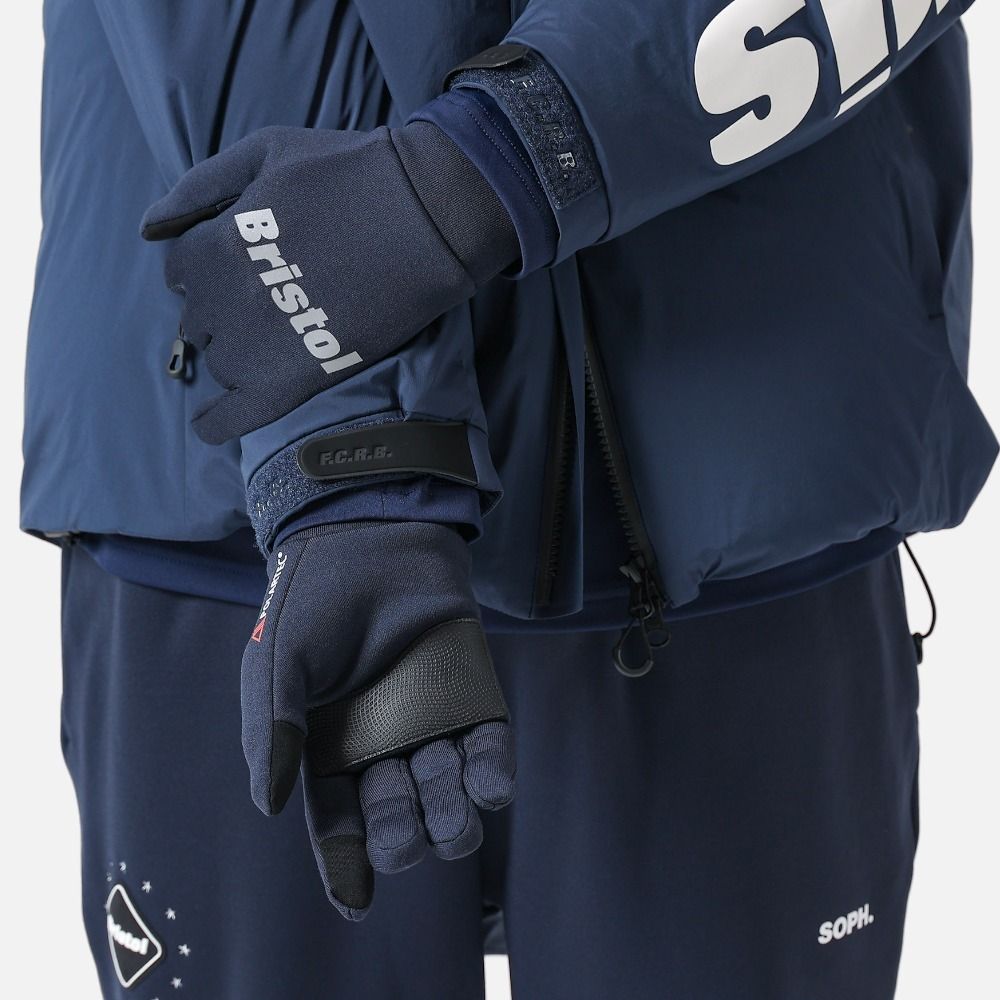 F.C.Real Bristol POLARTEC フリース タッチ グローブ (F.C.Real ...